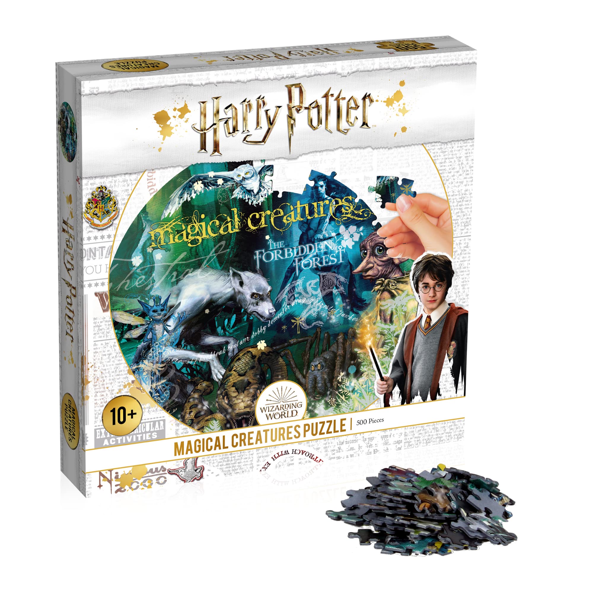 Top Trumps Harry Potter Magical Creatures Jigsaw Puzzle - 500 Piece | Multicolor | Ages 10+