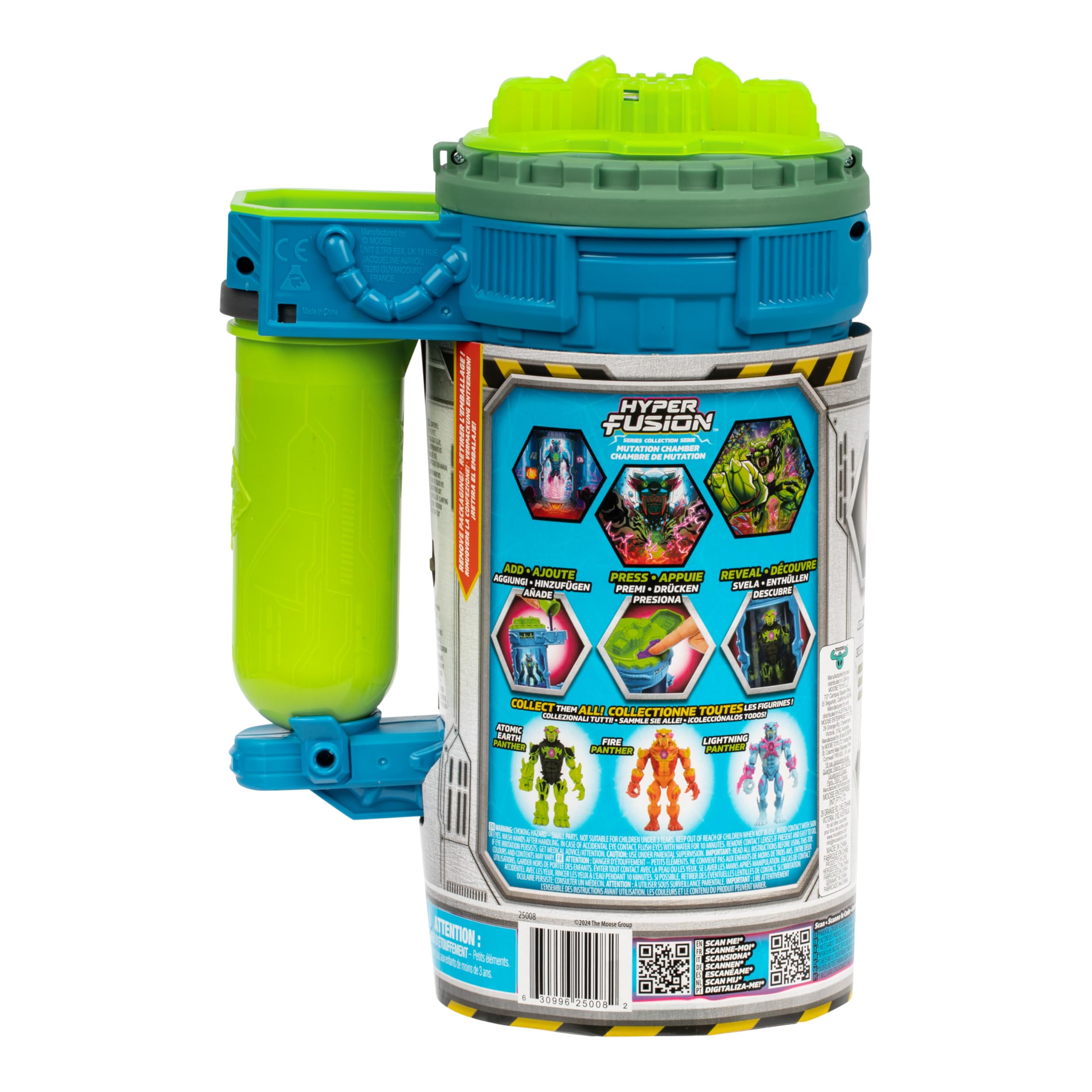 MrBeast Lab Hyper Fusion Mutators - Atomic Earth Panther Action Figure for Kids 5+