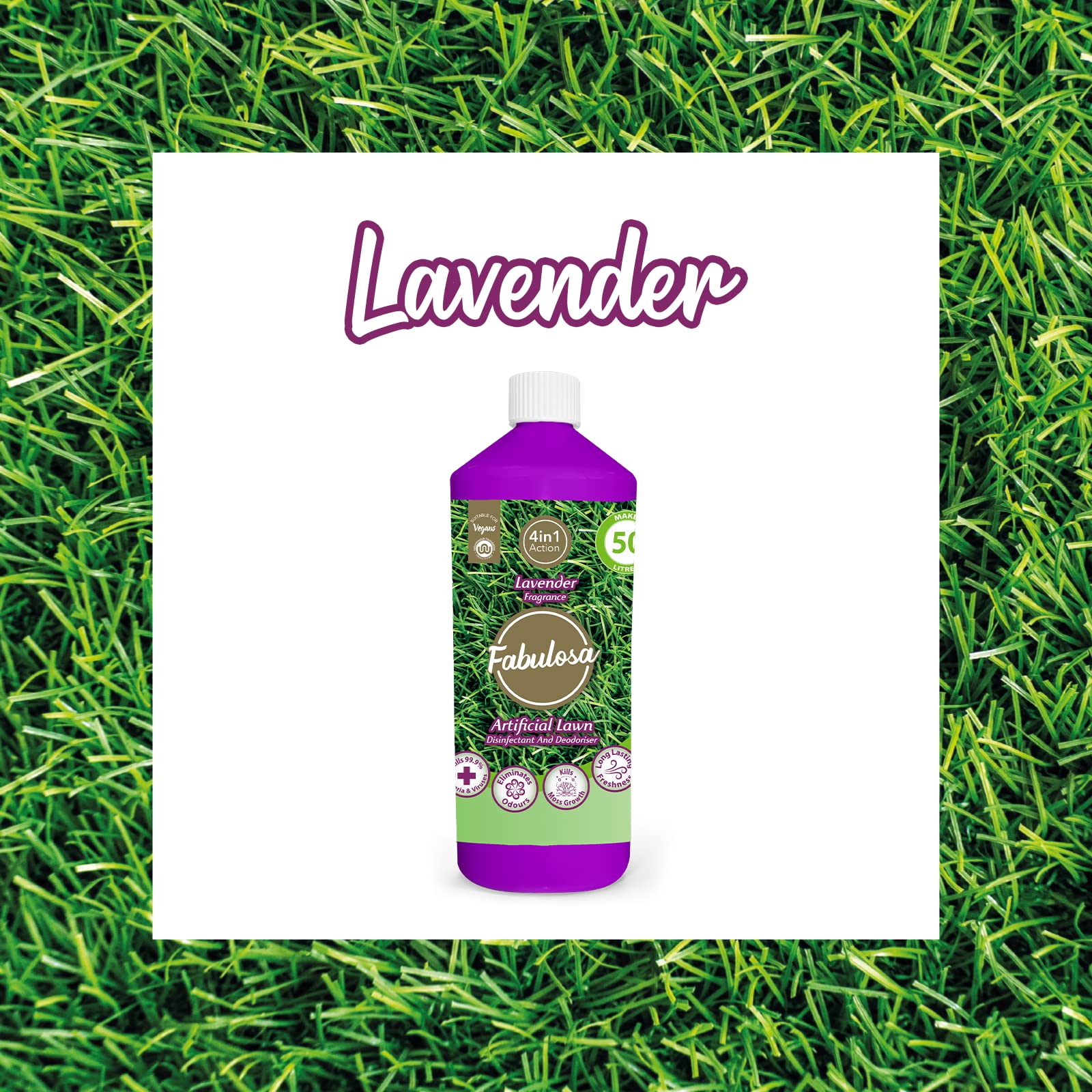 Fabulosa 4 in 1 All Purpose Disinfectant Spray Lavender Scent | Kills 99.9% Bacteria & Viruses | 1L