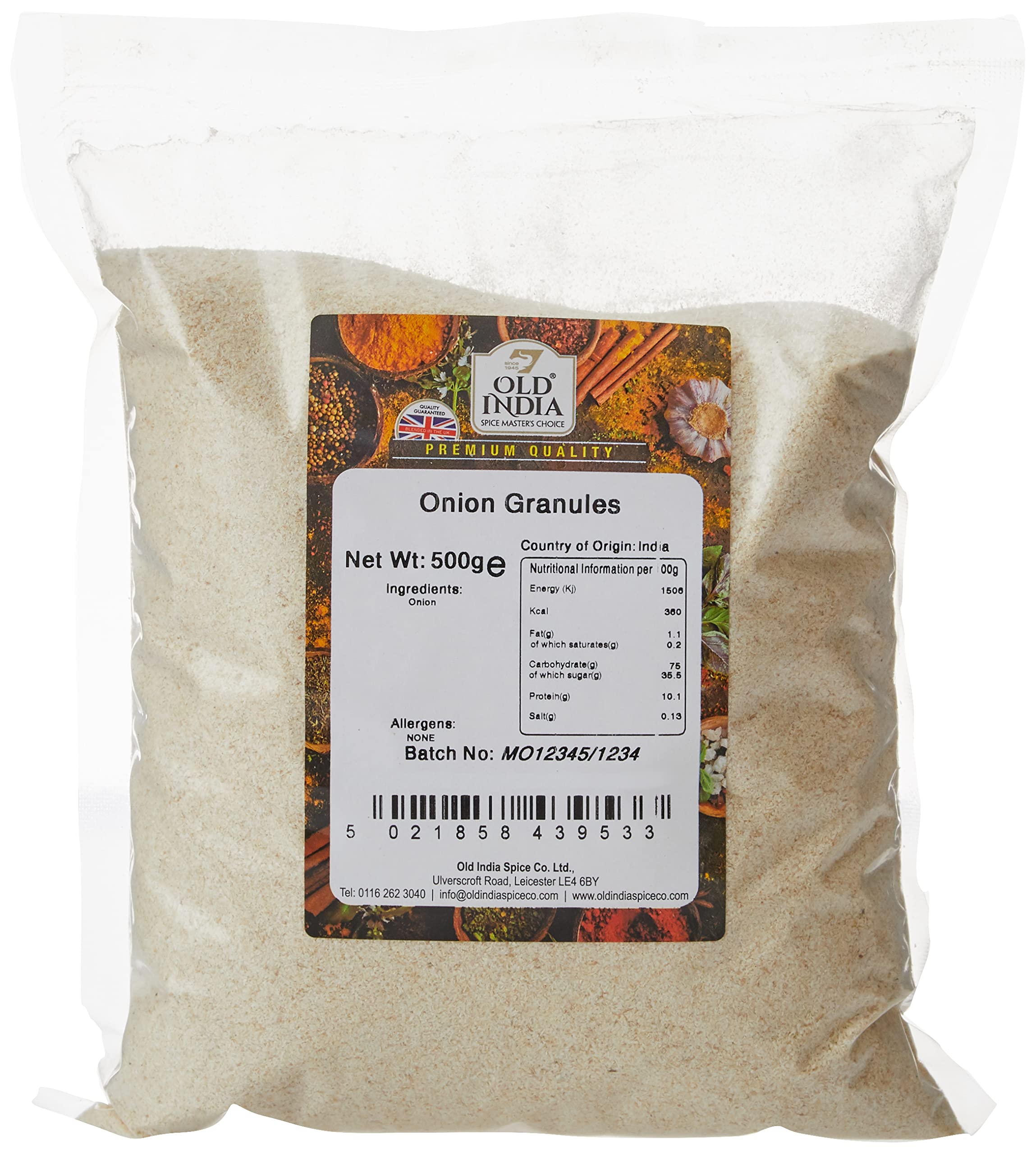Old India Onion Granules 500g