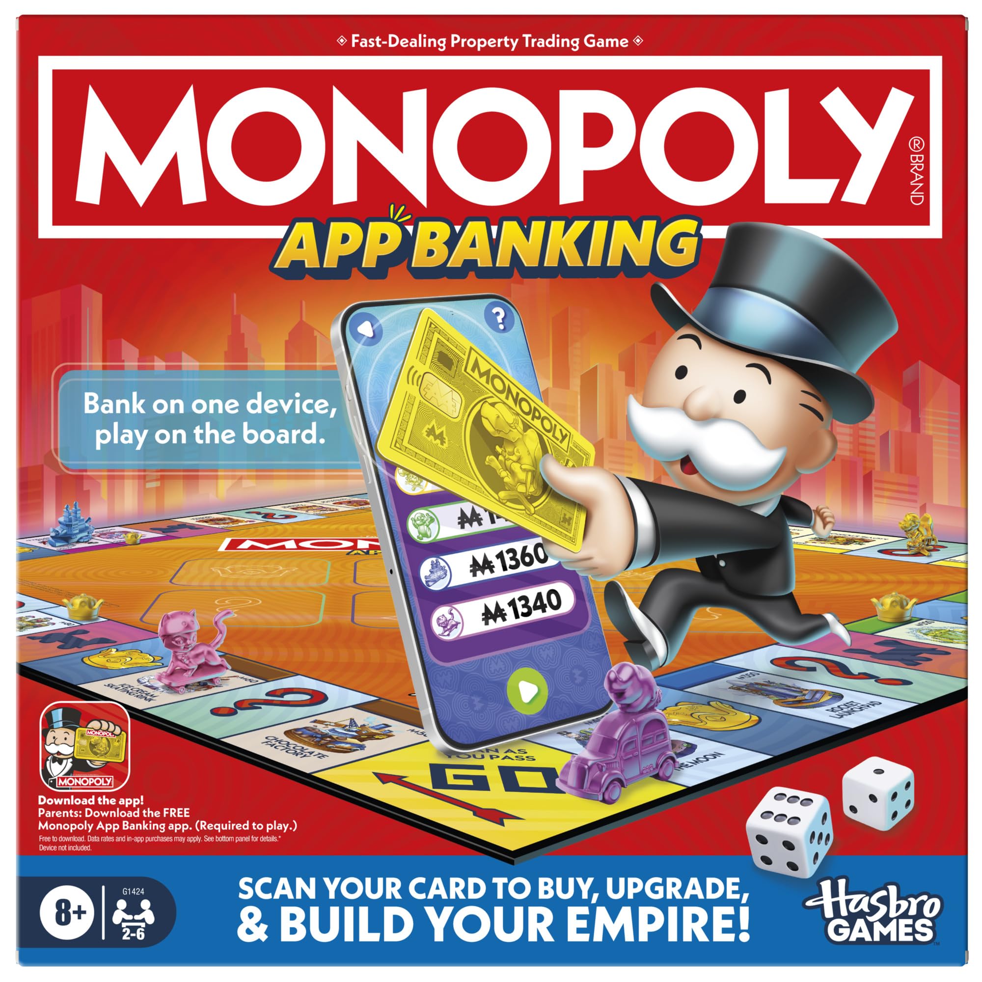 Hasbro Gaming Monopoly App Banking Board Game - English Version