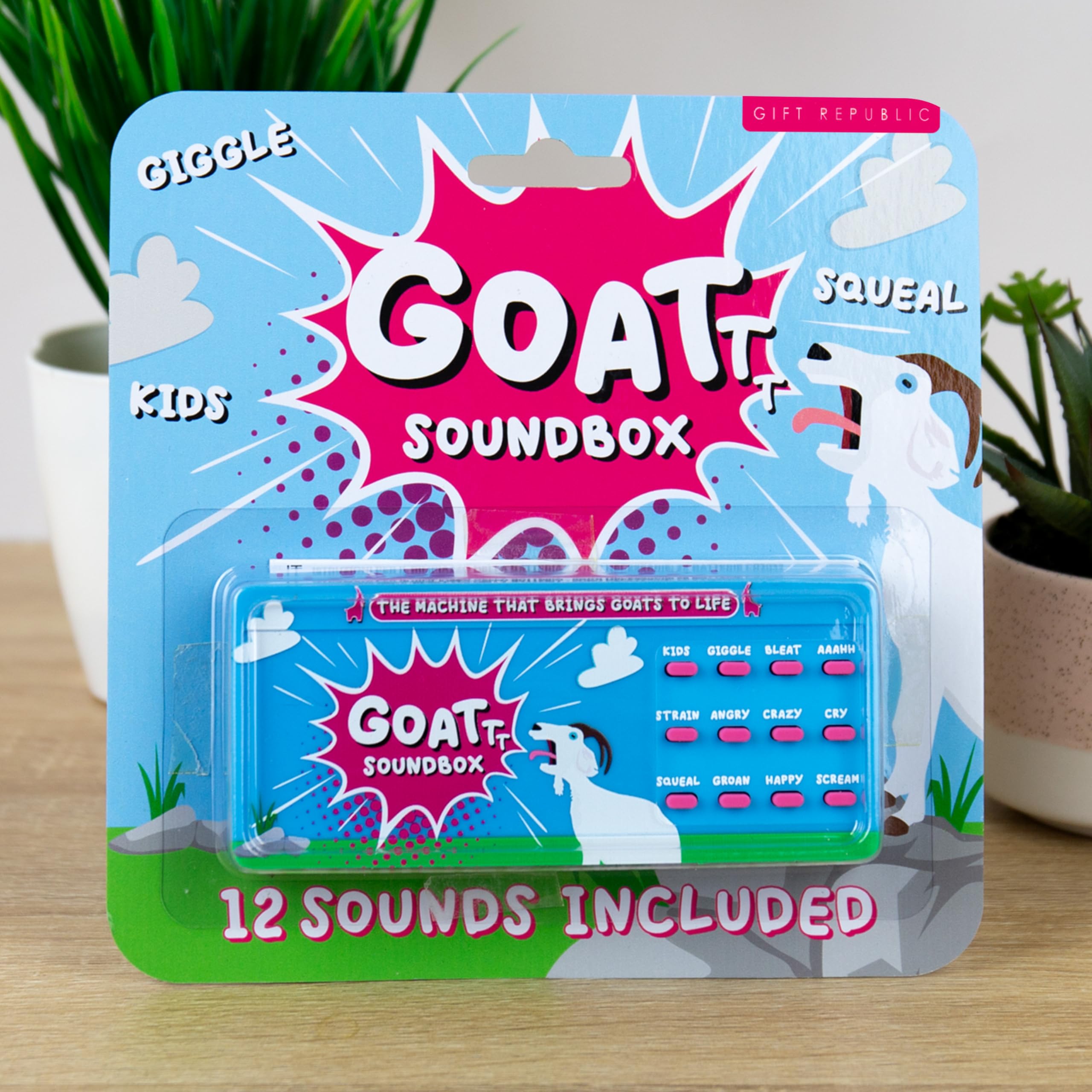 Gift Republic Goat Sound Box - 12 Hilarious Goat Sound Effects for Pranks & Laughter 3