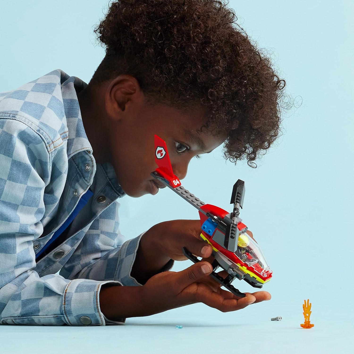 LEGO City Fire Rescue Helicopter Toy - Building Set for 5+ Year Olds 4