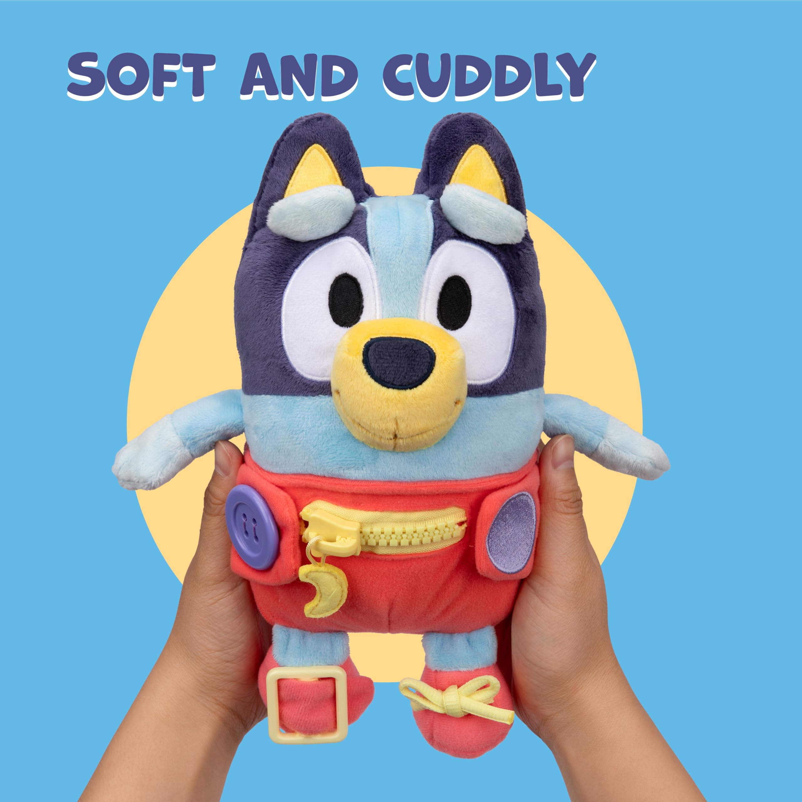 Bluey Dress & Play Baby - Fine Motor Skills Plush Toy for Toddlers 36 Months+ 5
