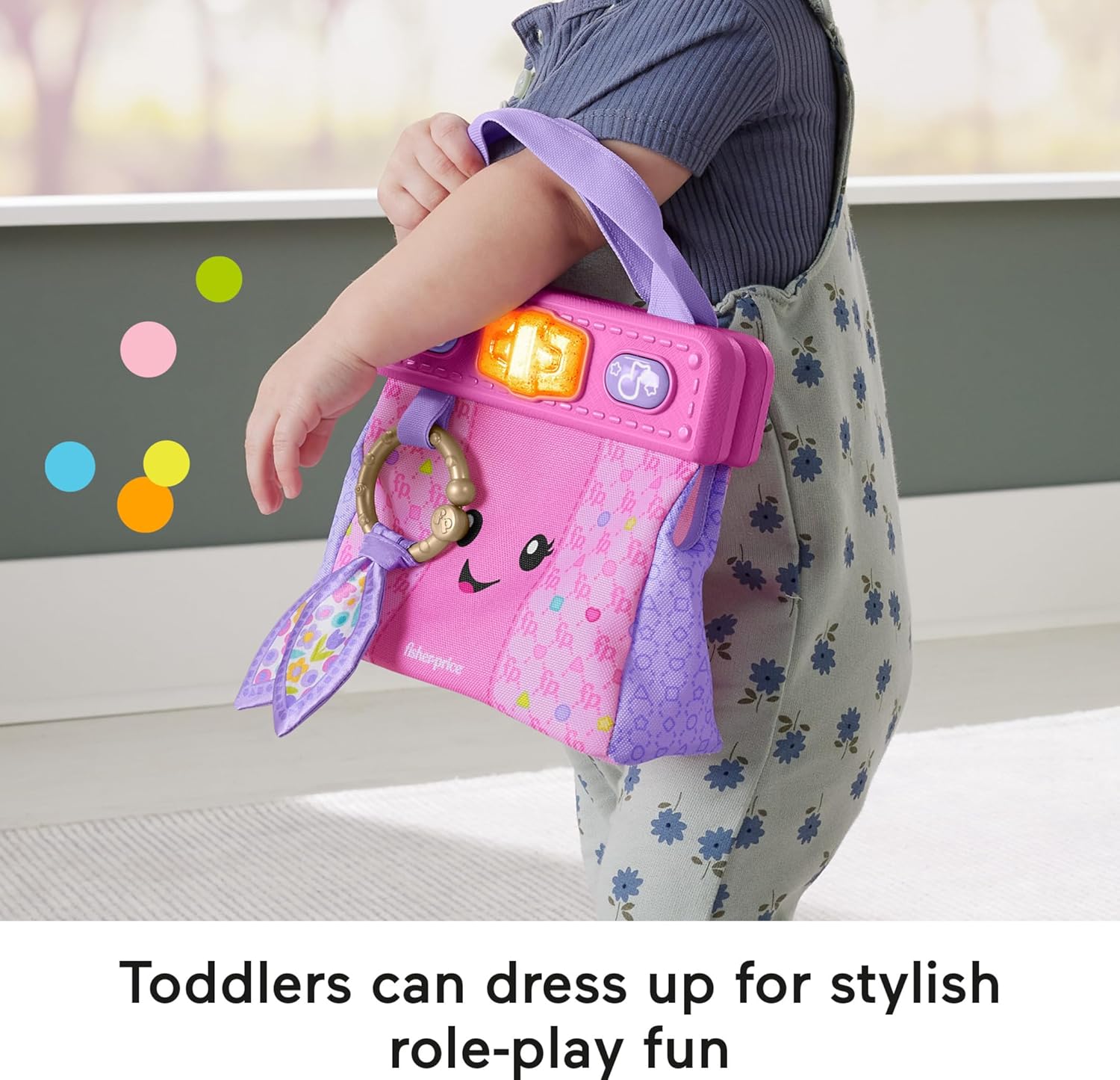Fisher-Price Laugh & Learn Going Places Learning Purse - Interactive Educational Toy for Toddlers 6M+ 4