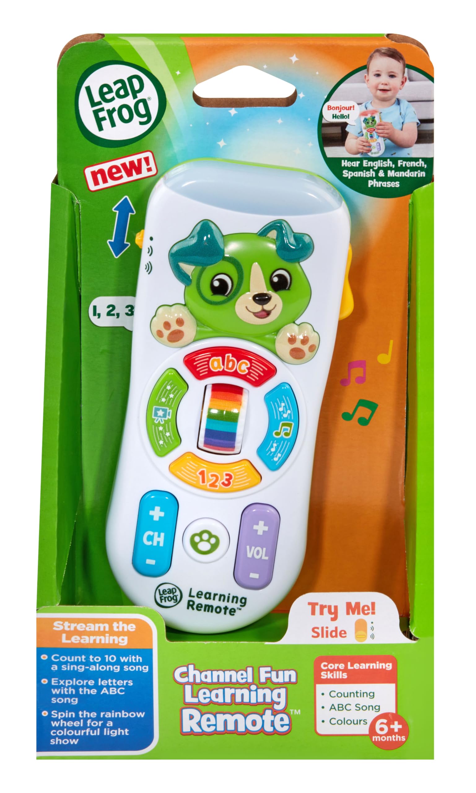 LeapFrog Channel Fun Learning Remote - Interactive Musical Baby Toy for Ages 6 Months+ 3