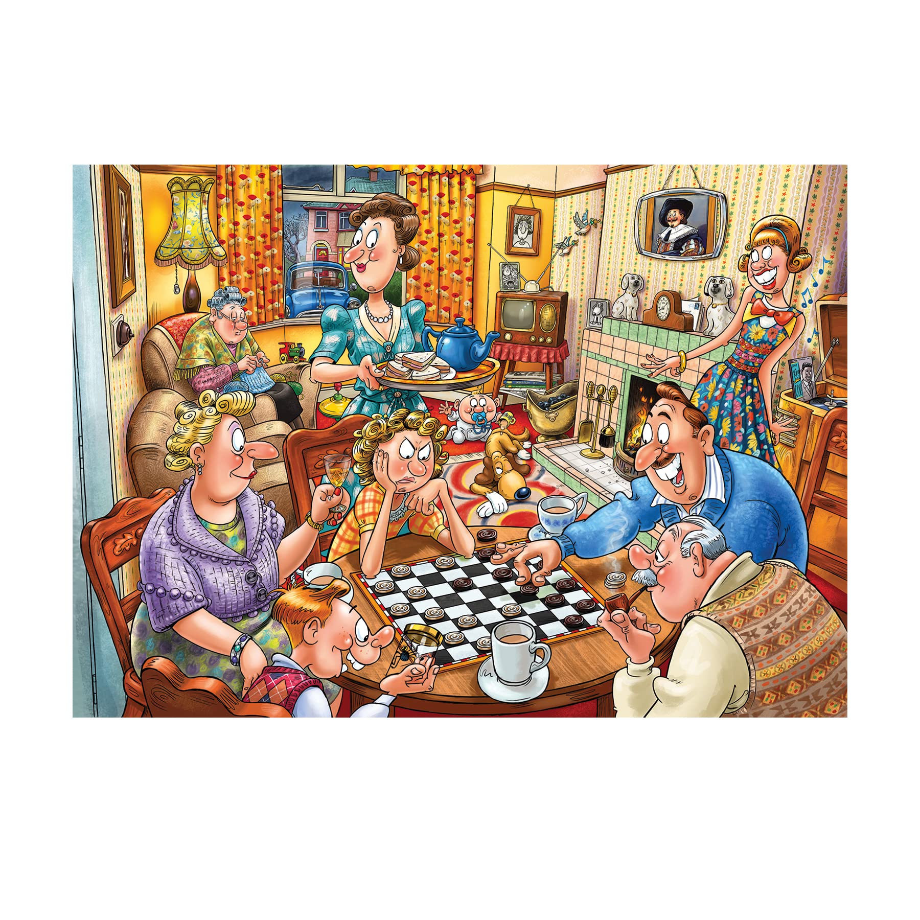 Wasgij Destiny 25: Games Night - 1000-Piece Puzzle for Adults 6