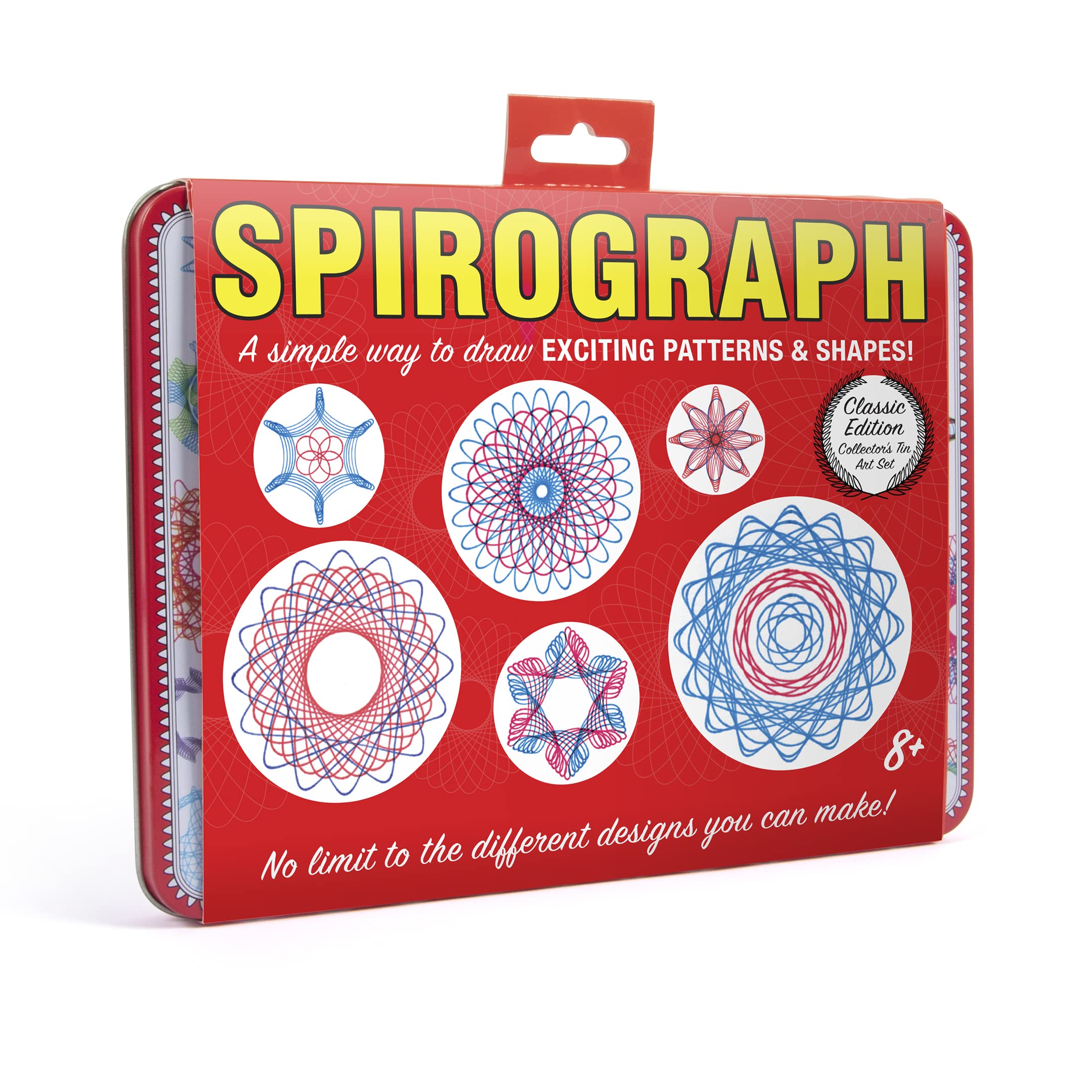 Spirograph Retro Tin - Commemorative Edition Art Set with Precision Gears & Throwback Packaging