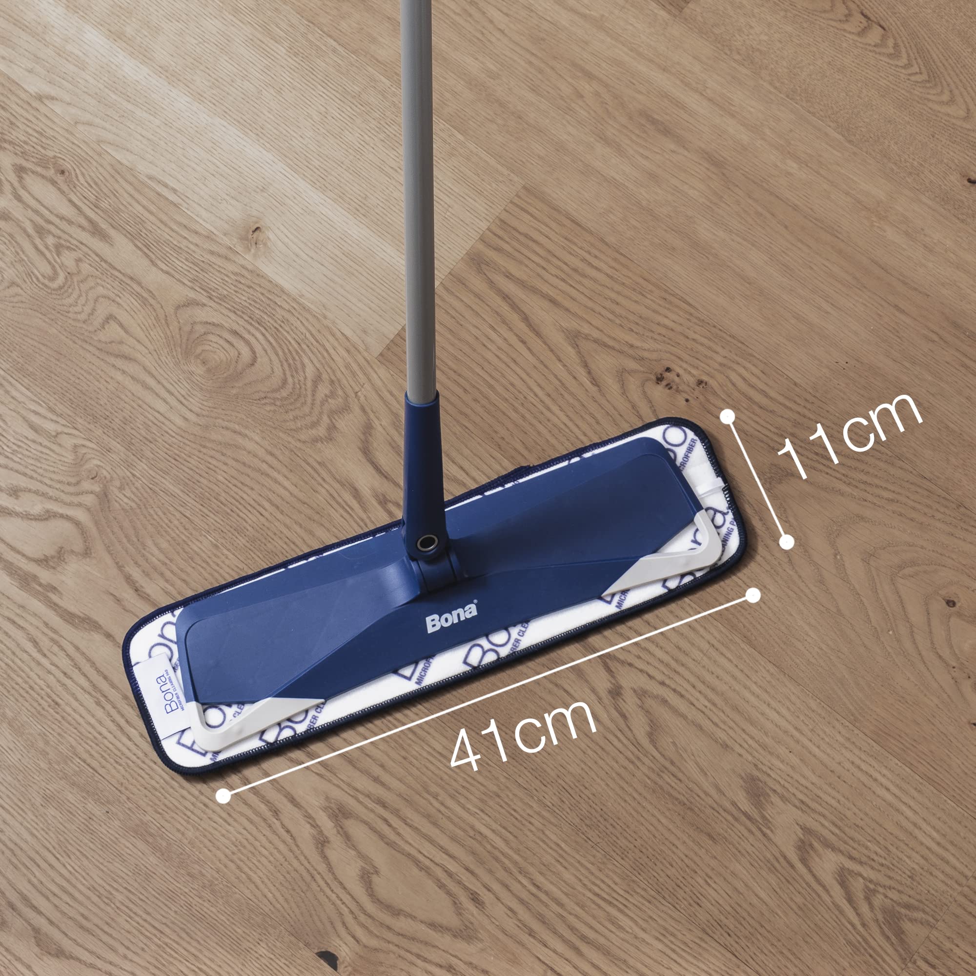 Bona - Premium Microfibre Floor Mop Kit Extra Large Adjustable Flat Mop 8