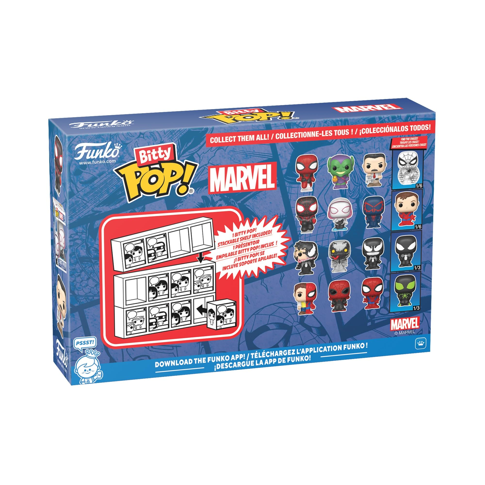 Funko Bitty Pop! Spider-Man - Miles Morales 4pk with Mystery Mini 7