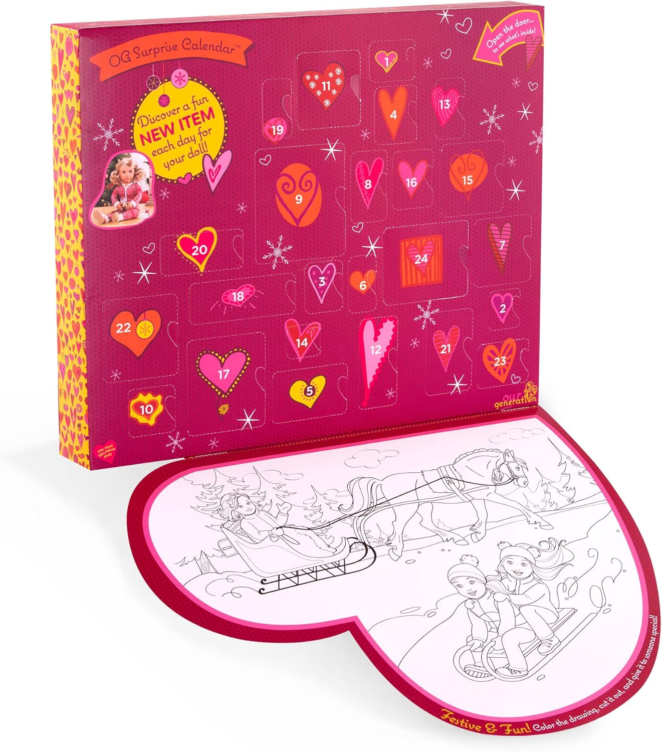 Our Generation Holiday Advent Calendar - 18-Inch Doll Accessory Playset 4