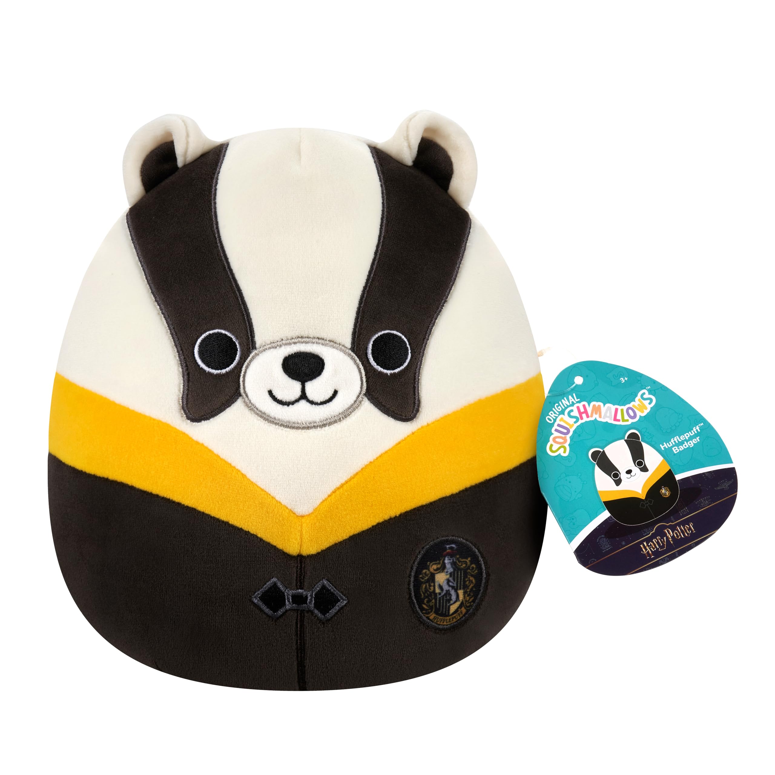 Squishmallows Original Harry Potter 8-Inch Hufflepuff Badger in Hogwarts Robe Plush 11