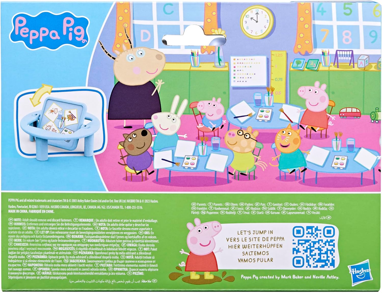 Peppa Pig Playgroup - 5 Figure Playset with Classroom Accessories for Ages 3+ 9