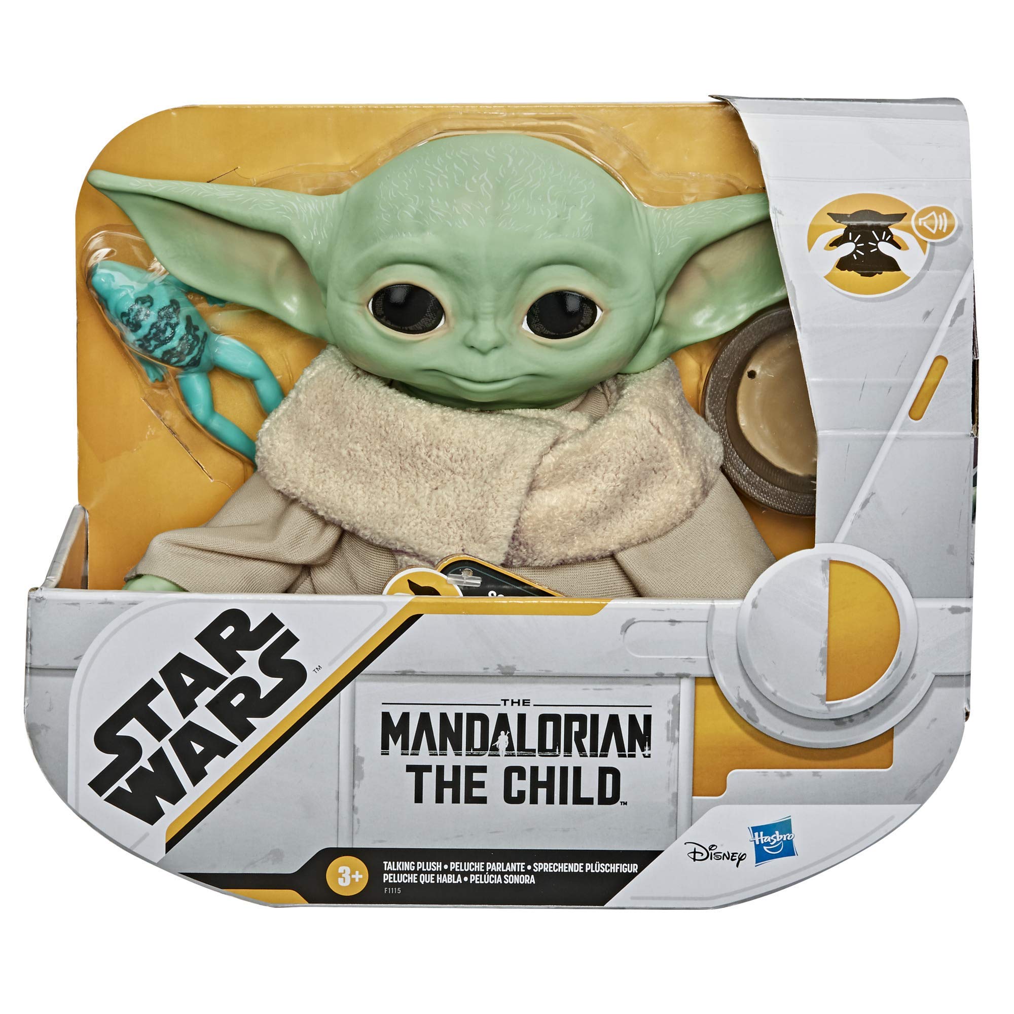 The Child Electronic Plush Toy - Star Wars The Mandalorian Interactive Plush with Sounds & Accessories, Ages 3+ 3