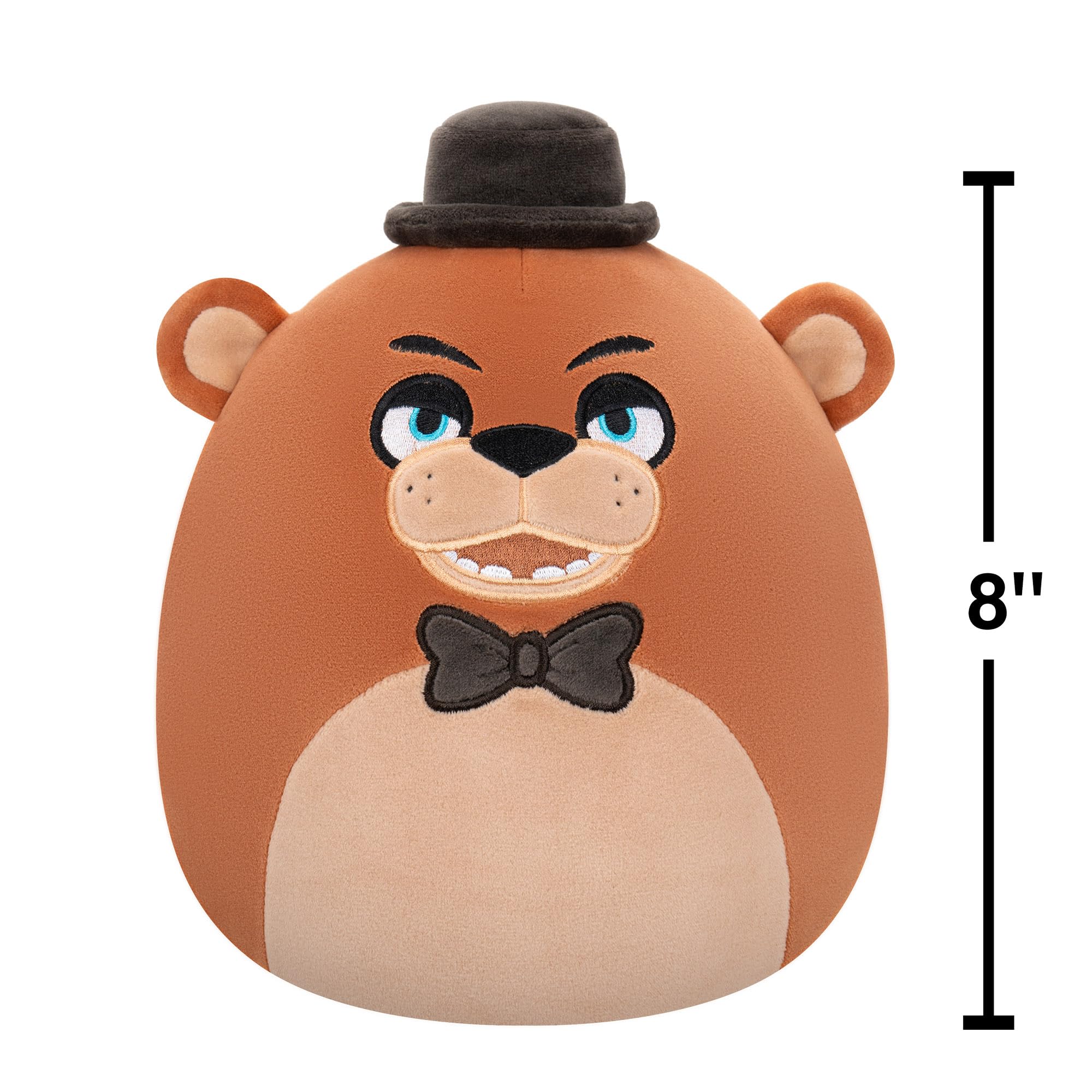 Squishmallows 8-Inch Classic Freddy Plush - Five Nights at Freddy’s Collectible Soft Toy for Kids 3+ 3