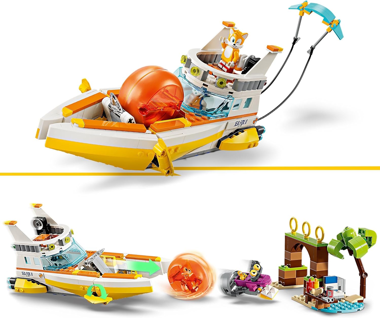 LEGO Sonic the Hedgehog 76997 Tails’ Adventure Boat Playset for 8+ 3