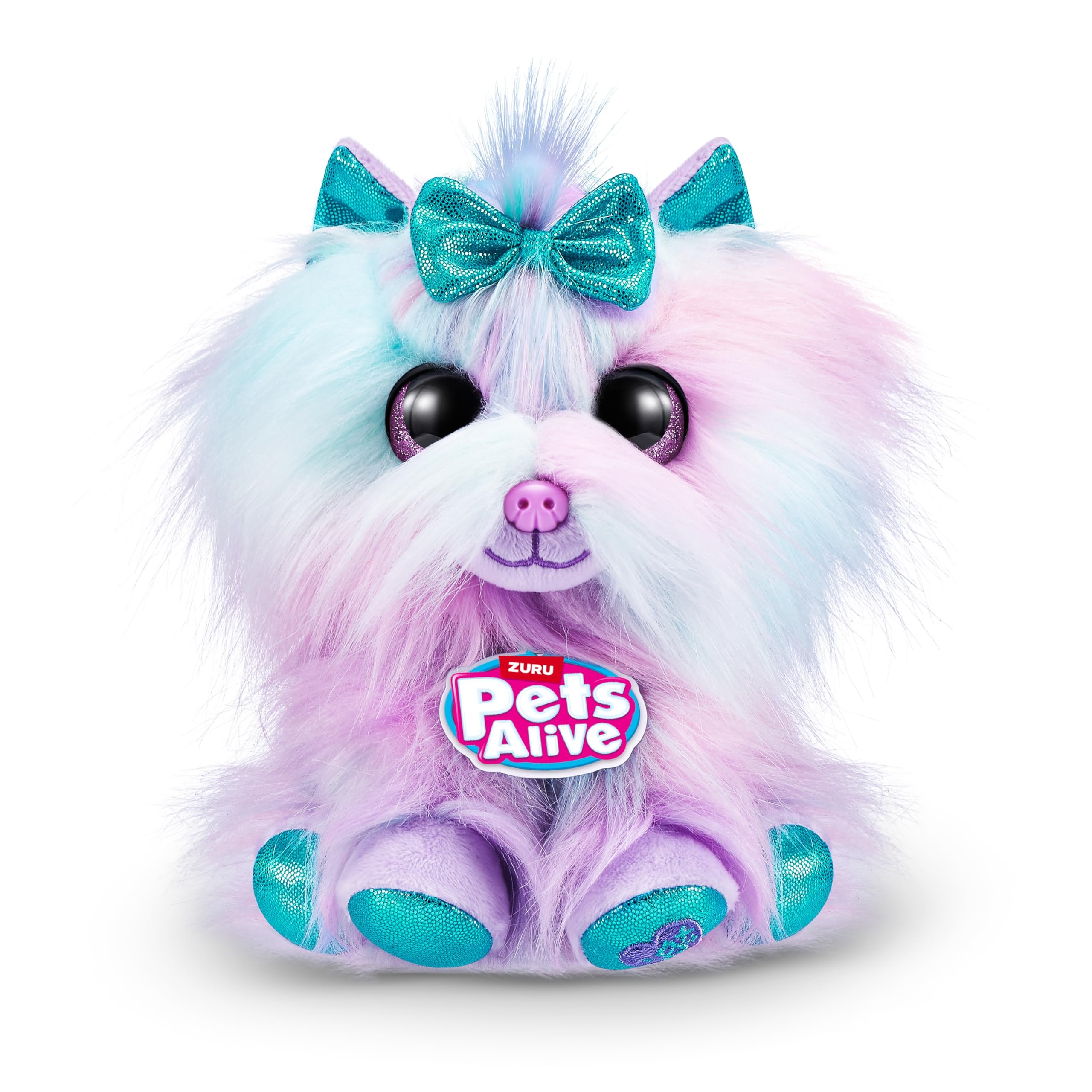Pets Alive Puppy Rescue Surprise Series 3 - Yorkshire Plush Interactive Toy with Speak & Repeat 4
