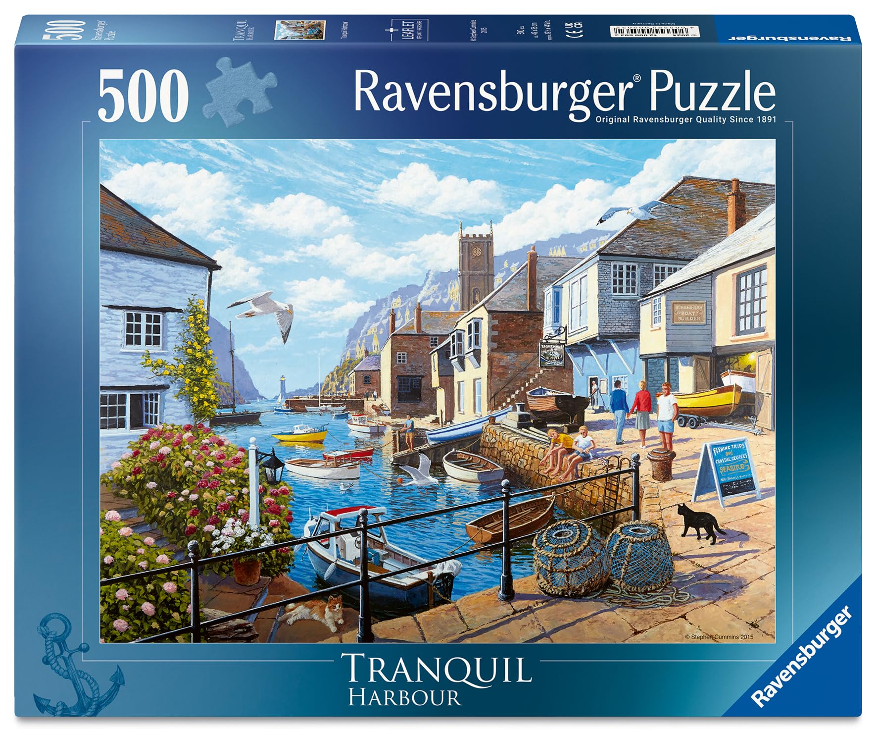 Ravensburger Tranquil Harbour 500 Piece Jigsaw Puzzle for Adults and Kids 5