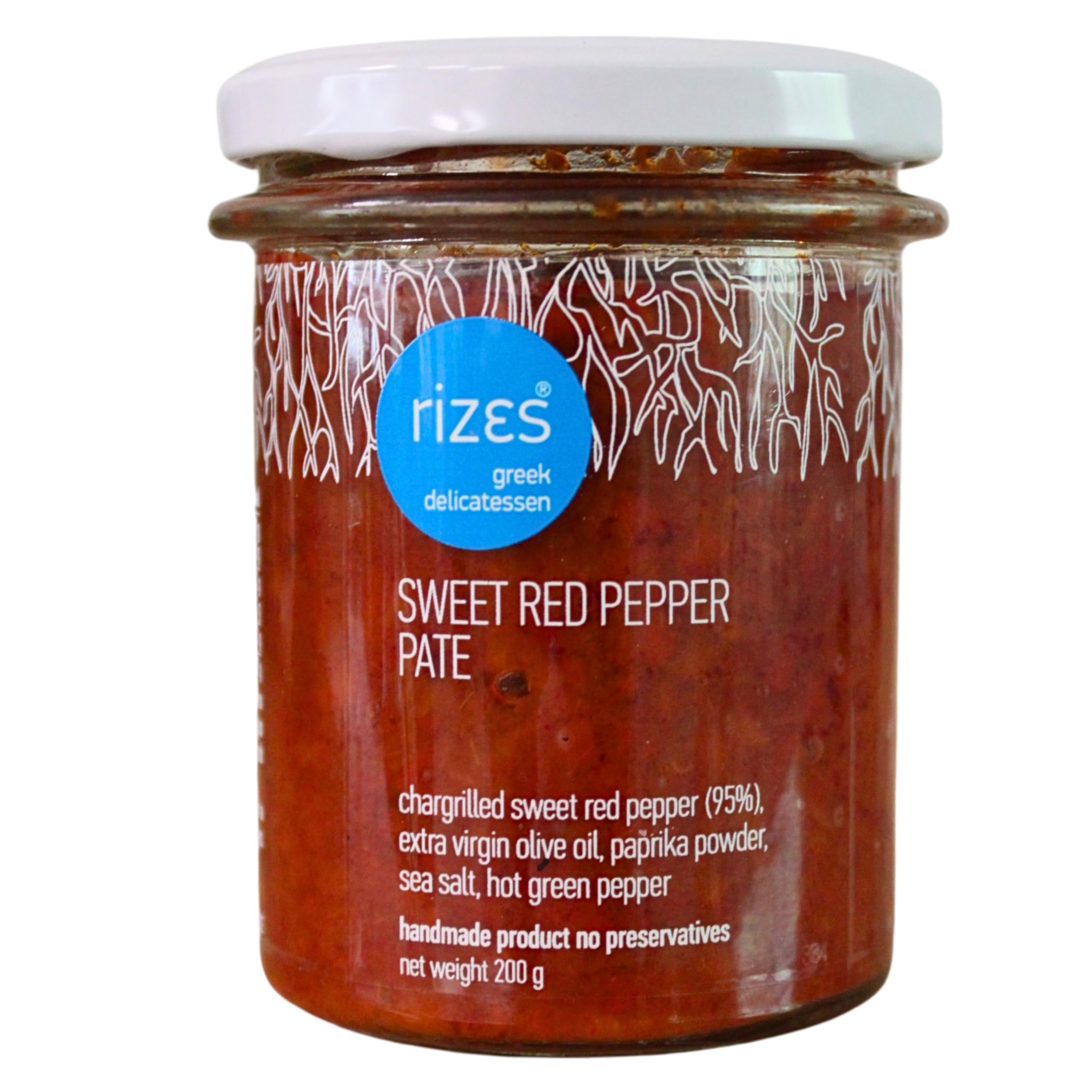Rizes Greek Delicatessen Sweet Red Pepper Paste - Smoky & Spiced | 200g