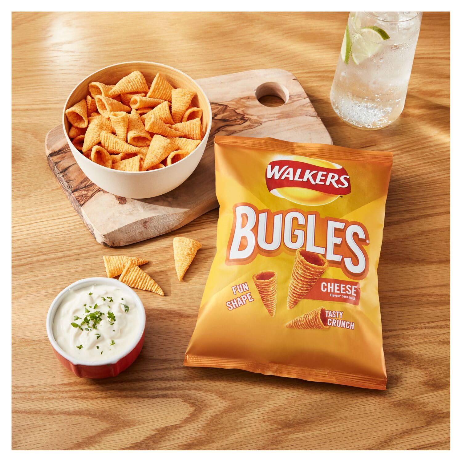 Walkers Bugles Cheese Sharing Snacks 110g 4