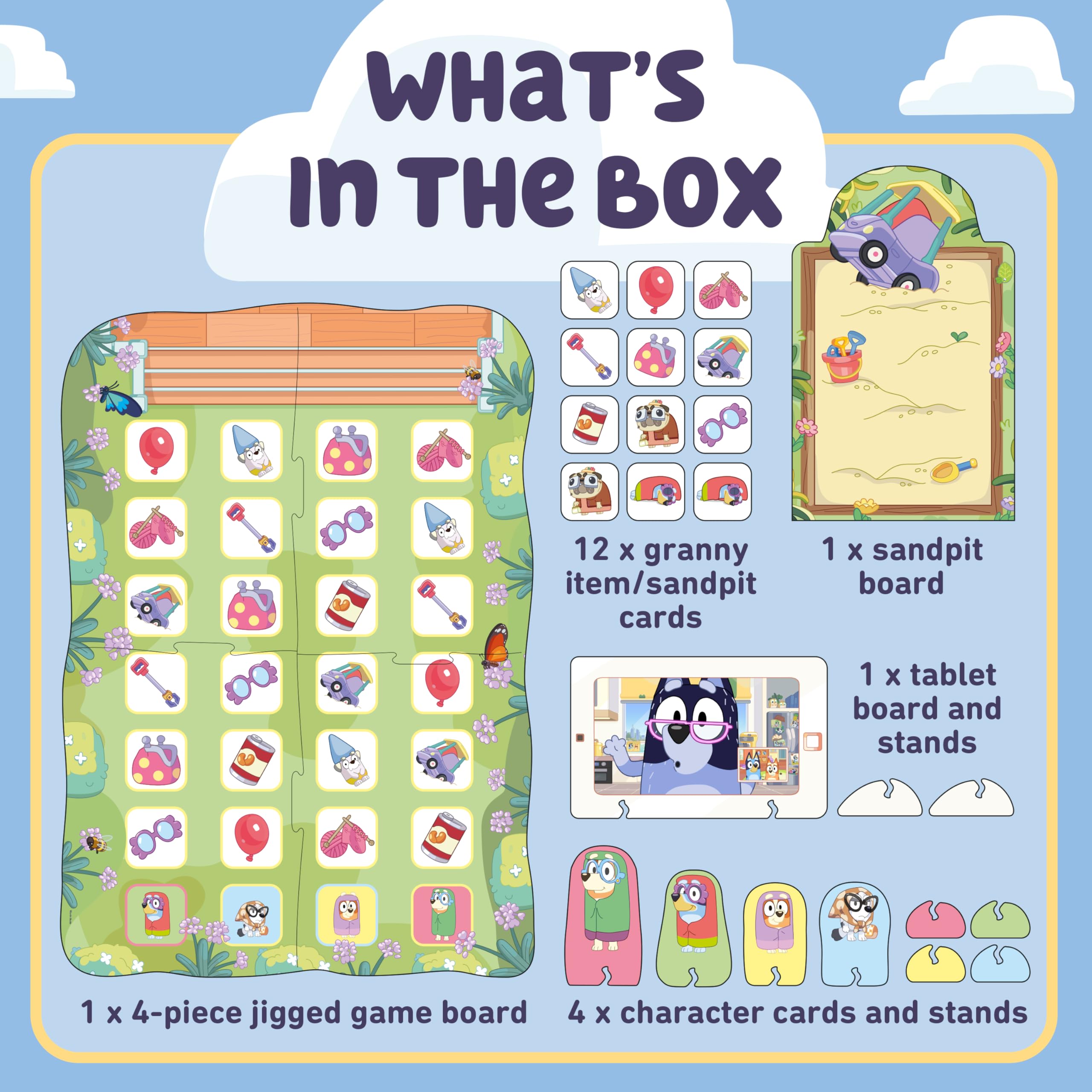 Orchard Toys Offizielles Bluey Grannies Zuordnungs- und Memory-Spiel für Kinder ab 3 Jahren 4