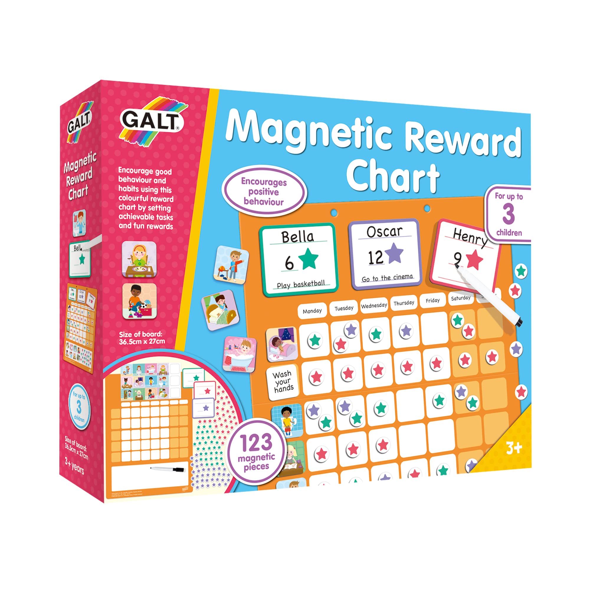 Galt Magnetic Reward Chart - Encourage Good Behaviour & Habits, Ages 3+ 5
