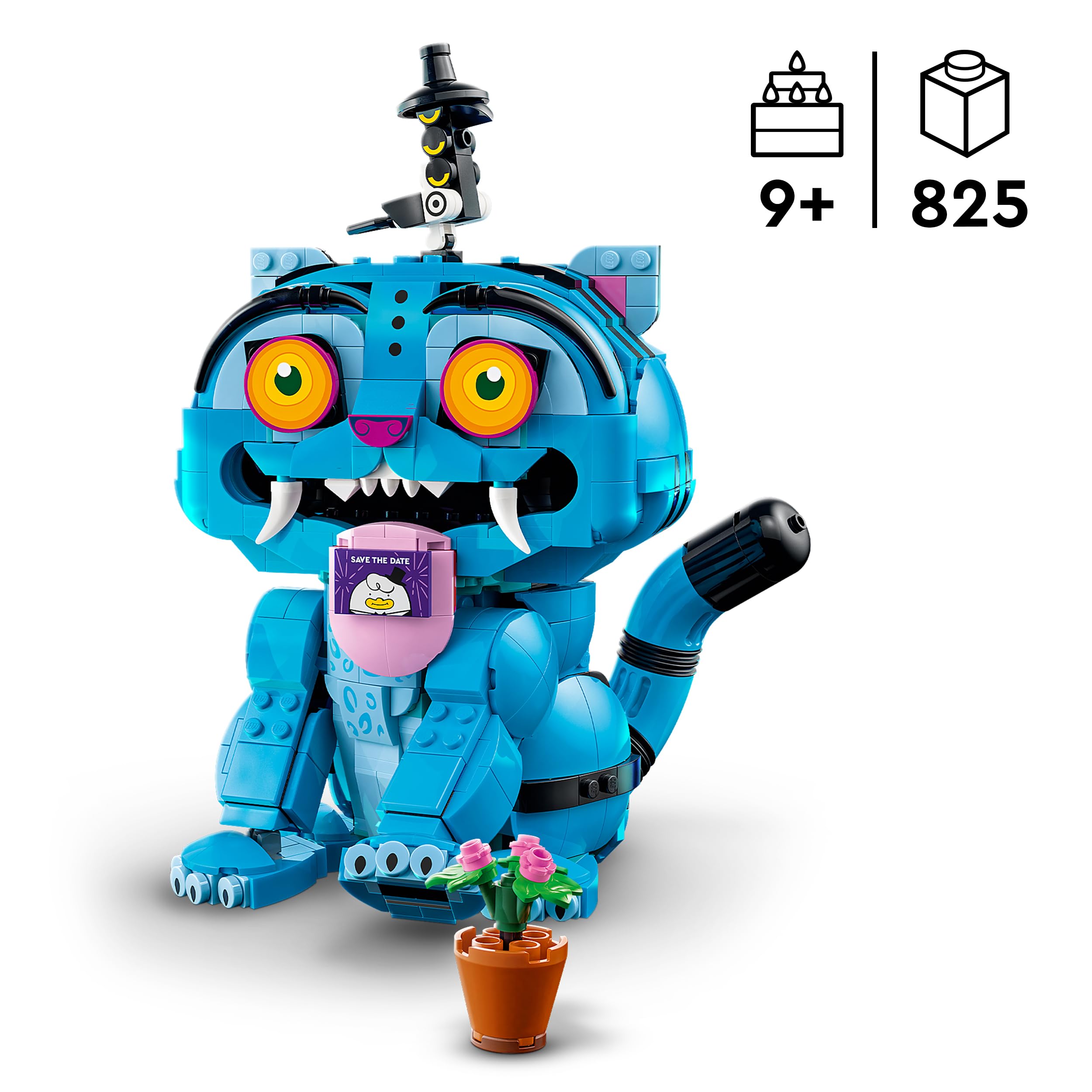 LEGO K-Pop Demon Hunters Derpy Tiger and Sussie Bird Building Set | Ages 9+ | Model 72537 2