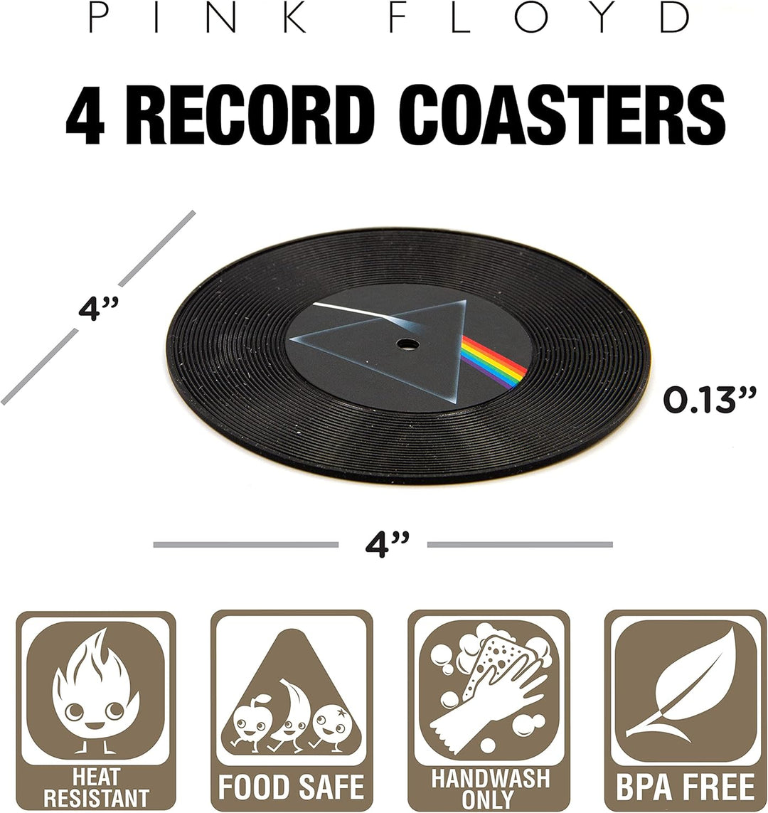 AQUARIUS - Pink Floyd Vinyl Coaster Set Home Decor
