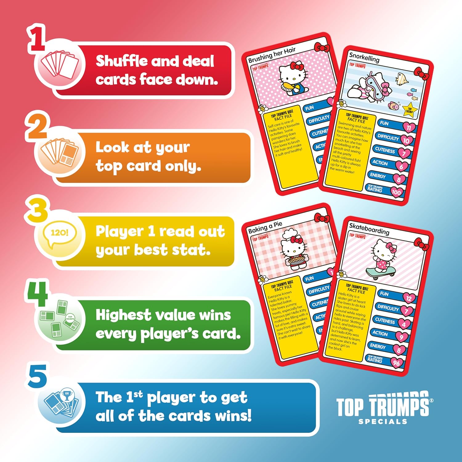 Top Trumps Hello Kitty Specials Card Game - Official Merchandise for Fans 6