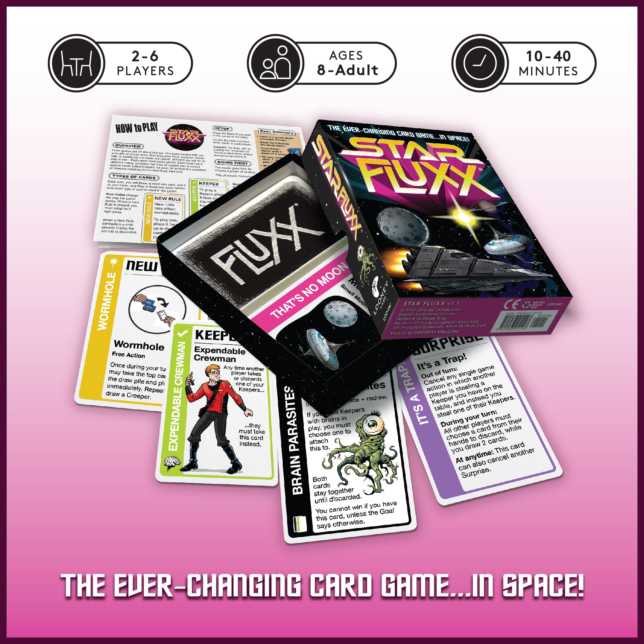 Looney Labs Star Fluxx Card Game 6