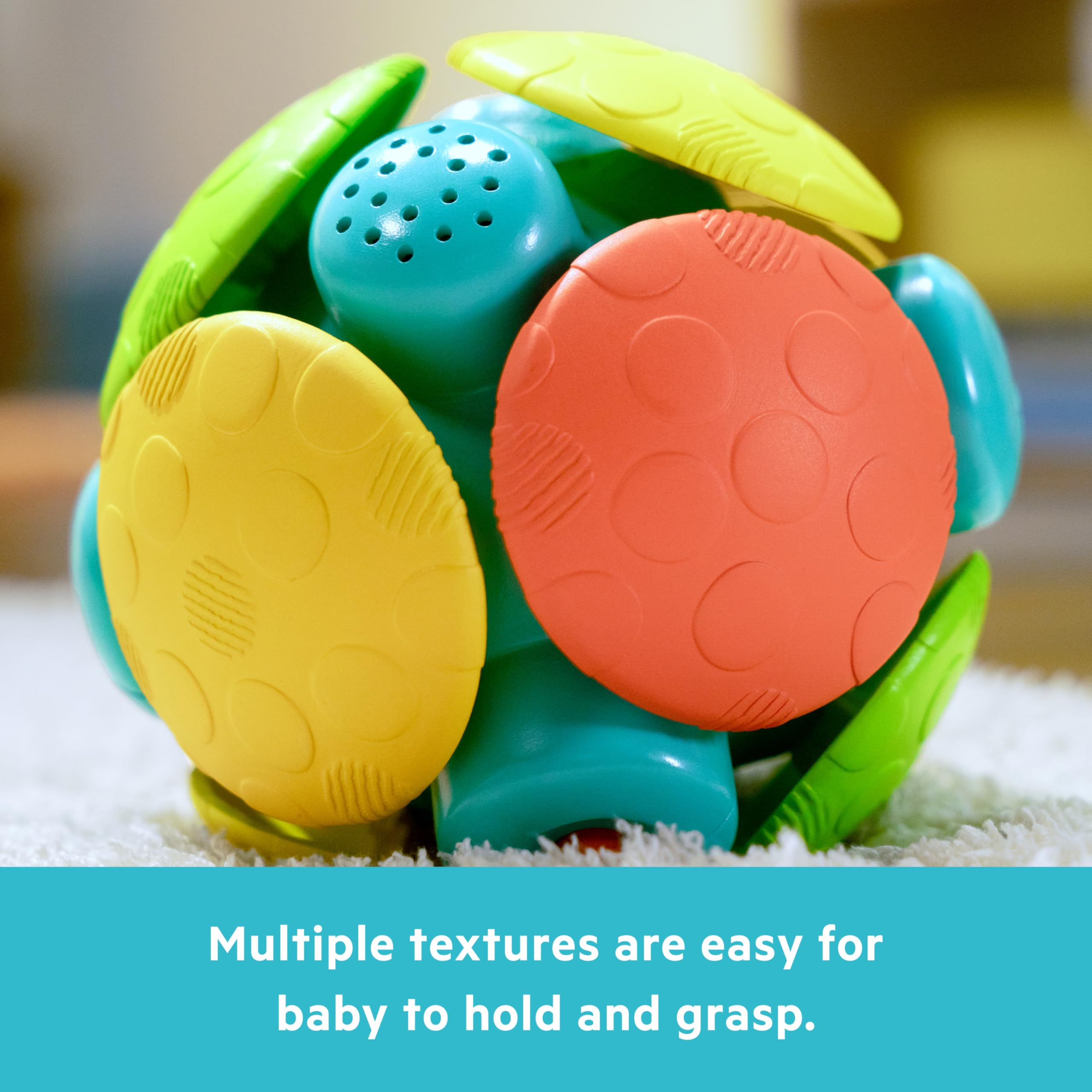 Bright Starts Wobble Bobble Ball - Interactive Chase Toy for Babies 18