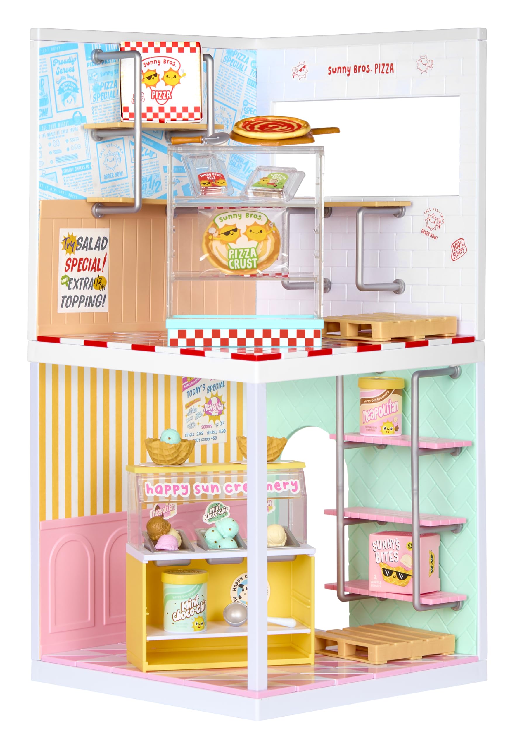 MGA Miniverse Make It Mini Spaces - Pizza Shop Building Set 4