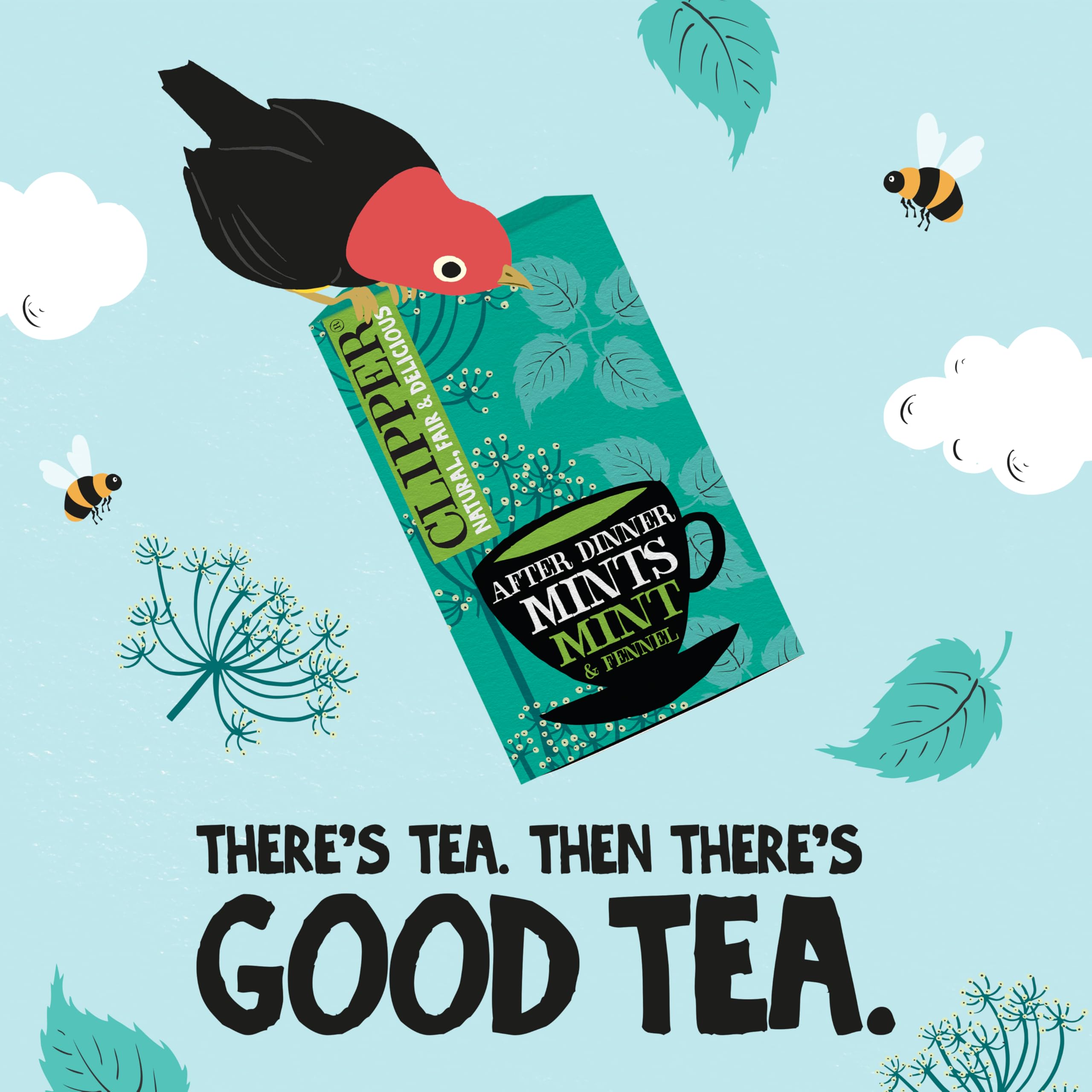 Clipper Organic After Dinner Mint & Fennel Infusion Tea Bags | 20 Unbleached Tea Sachets 5