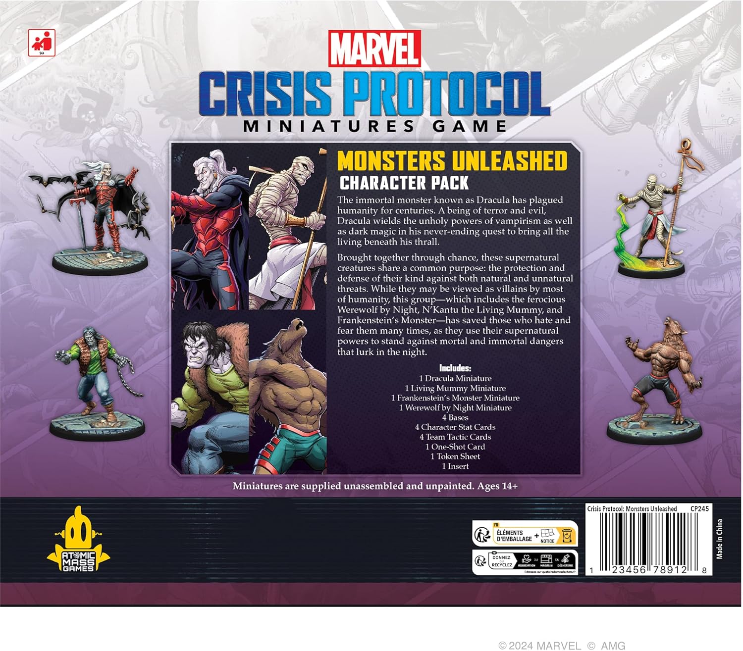 Atomic Mass Games Marvel: Crisis Protocol Tomb of Dracula Character Pack 6