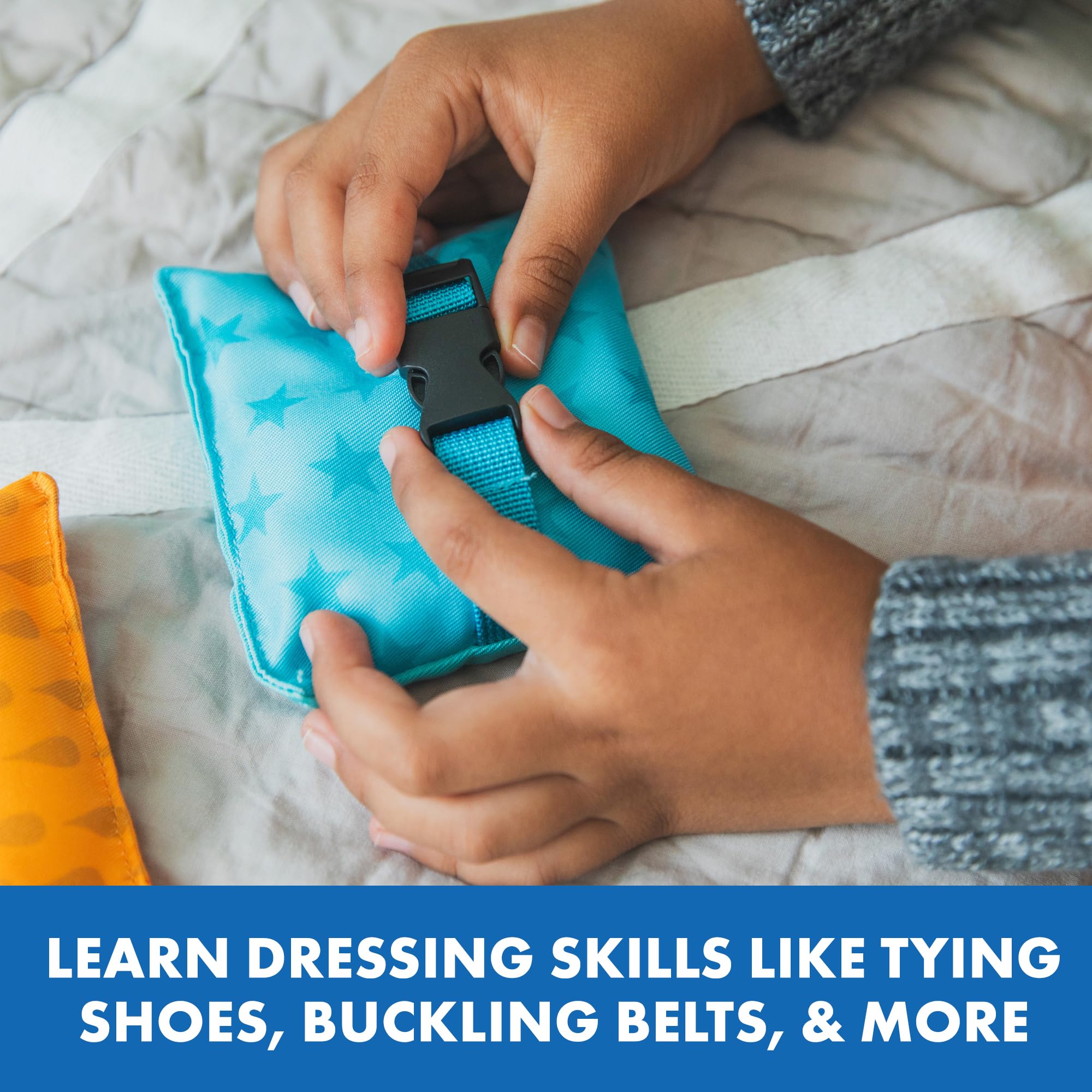 Learning Resources Dressing Skills Bean Bags - Educational Sensory Toys for Toddlers 3+ 5