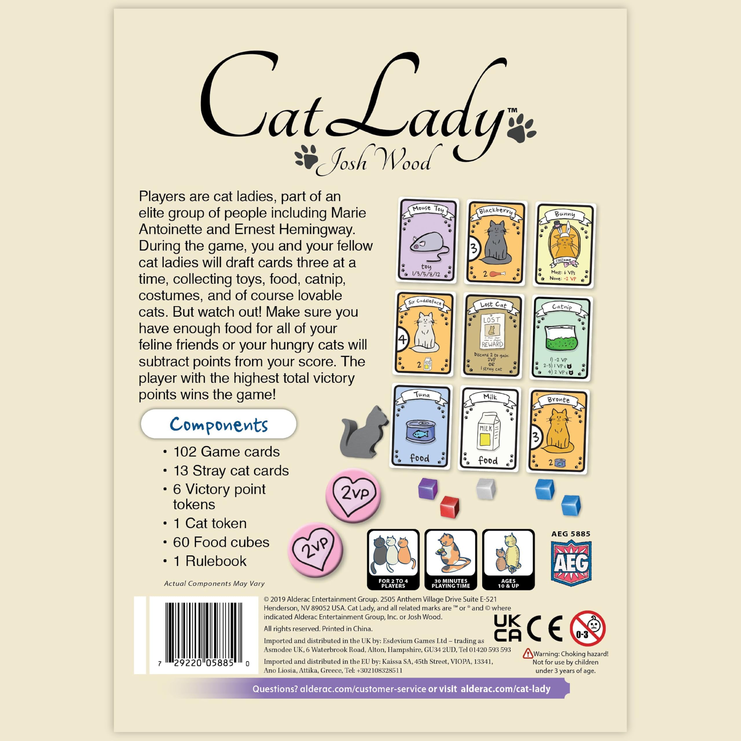 Alderac Entertainment Group Cat Lady Board Game 5