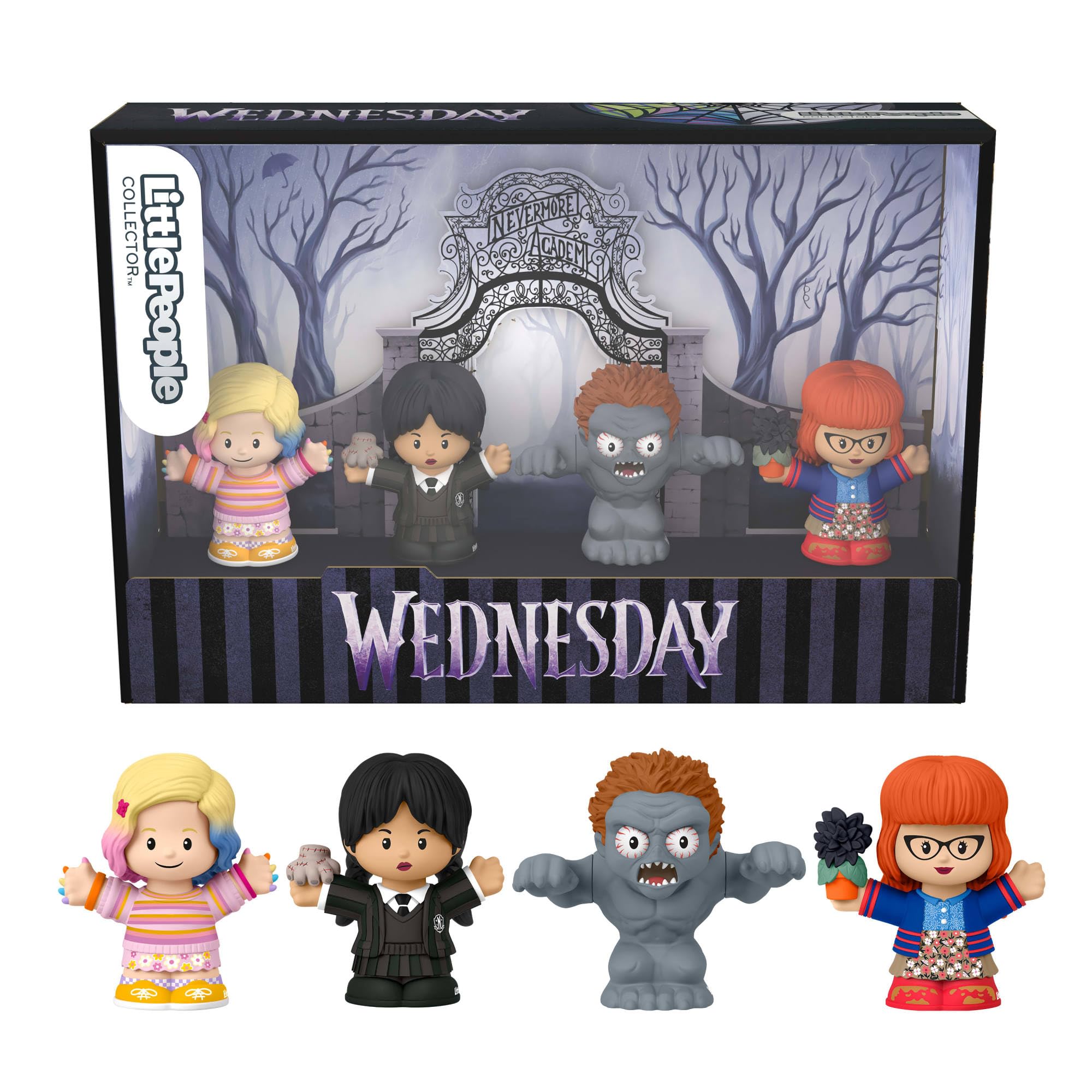 Little People COLLECTOR Wednesday TV Series - Wednesday Addams Special Edition Set