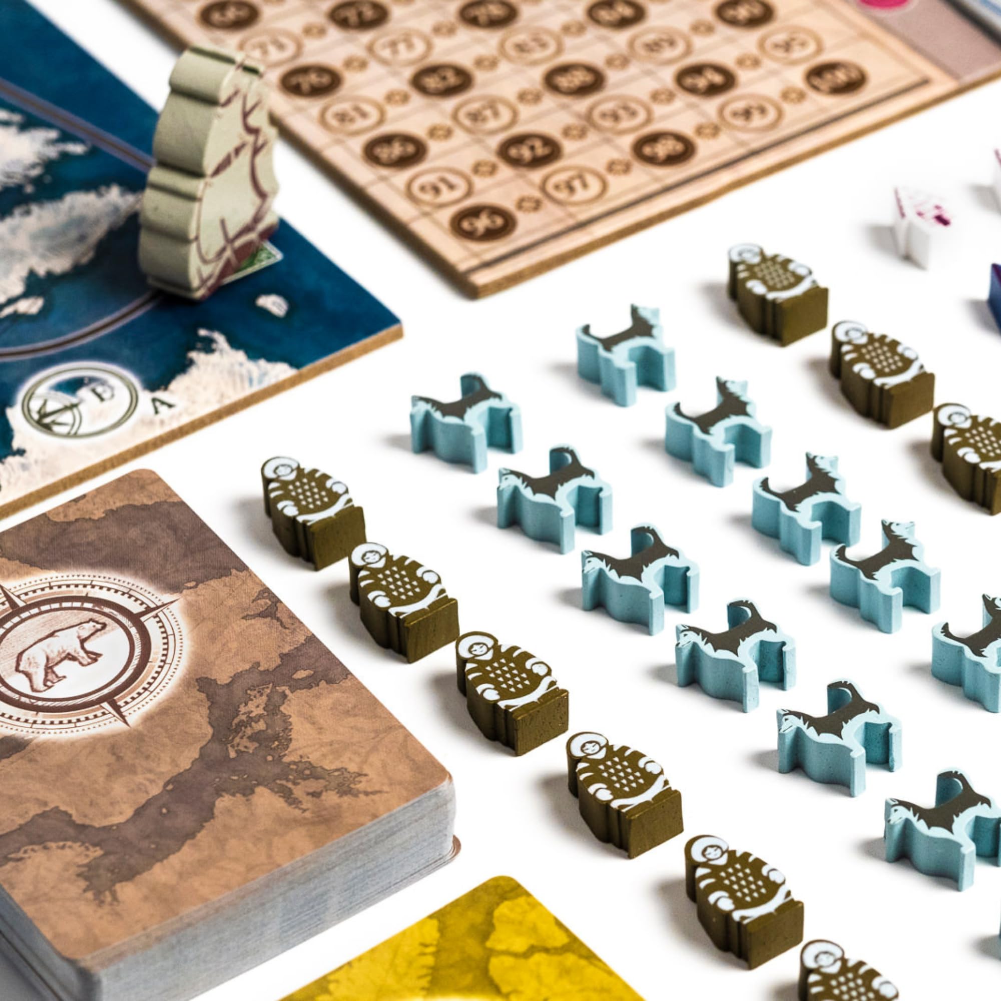 2Tomatoes Games Through Ice and Snow Arctic Exploration Board Game 12