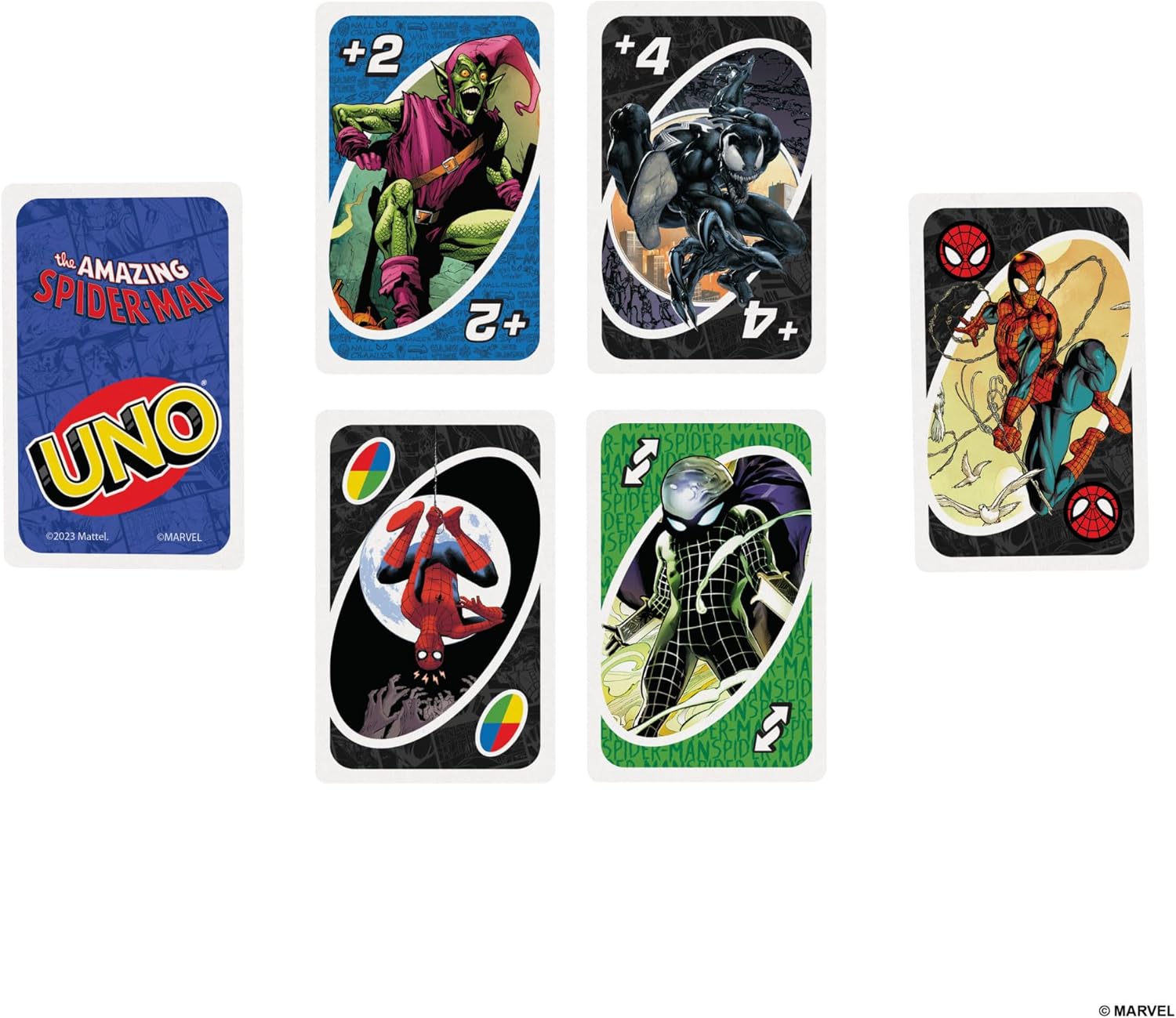 Mattel Games UNO The Amazing Spider-Man Card Game 4