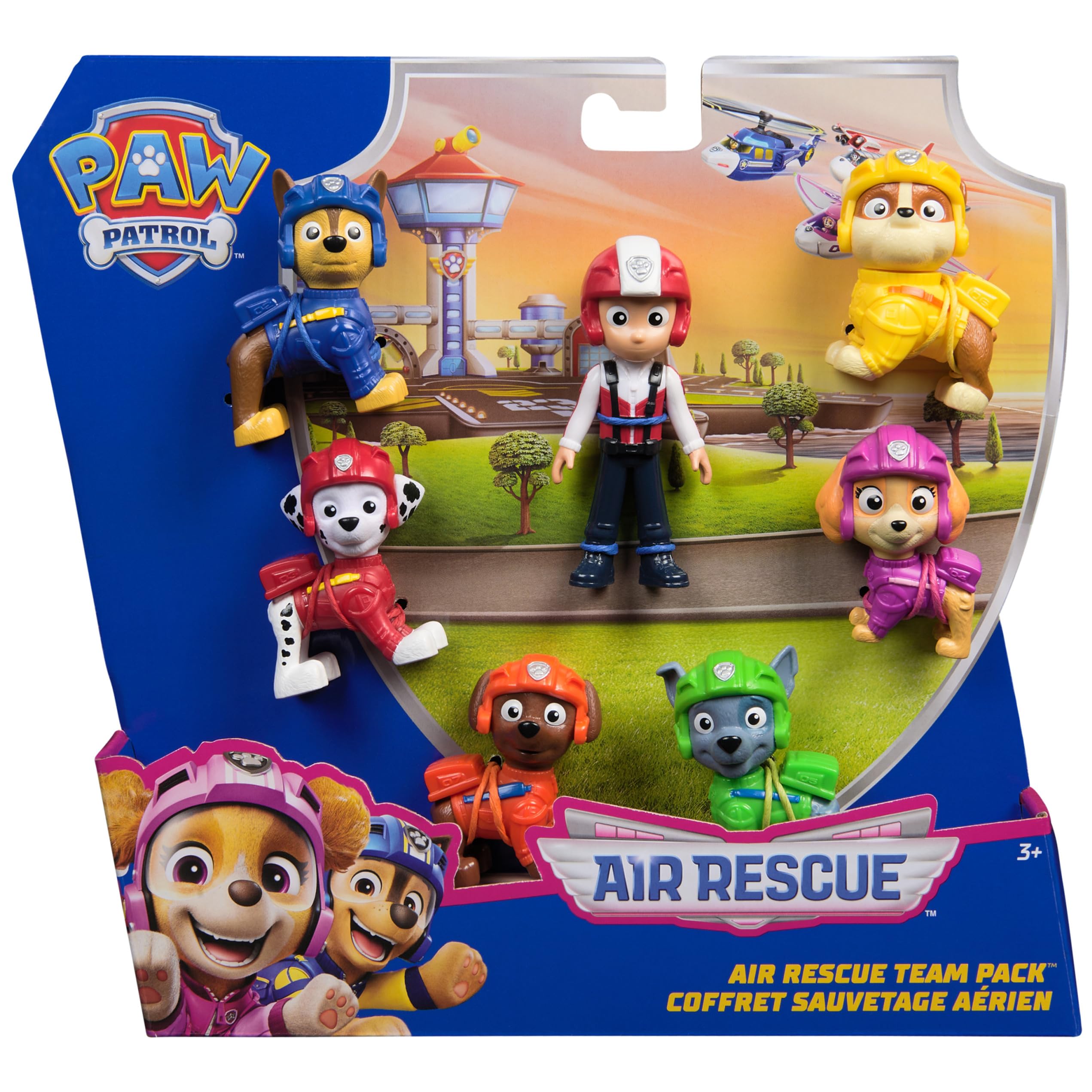 Paw Patrol Air Rescue Toy Figures Gift Pack - 7 Collectible Action Figures for Kids 4