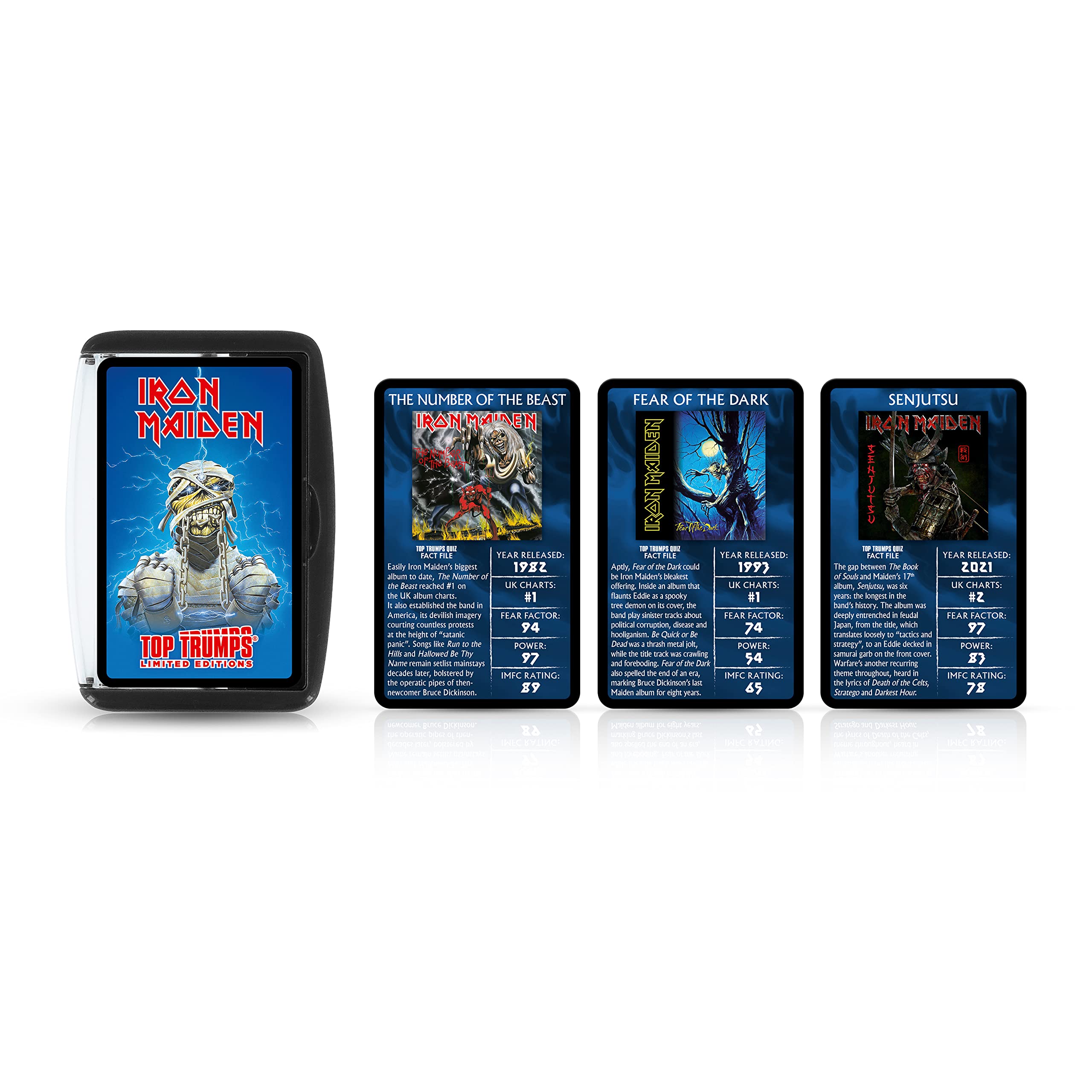 Top Trumps Iron Maiden Limited Edition Card Game - Ages 18+ | Multicolor