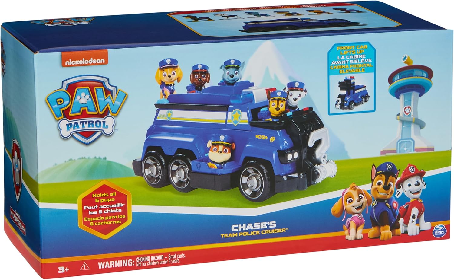 Paw Patrol Team Cruiser - Large Vehicle with 6 Action Figures for Ages 3+ 7