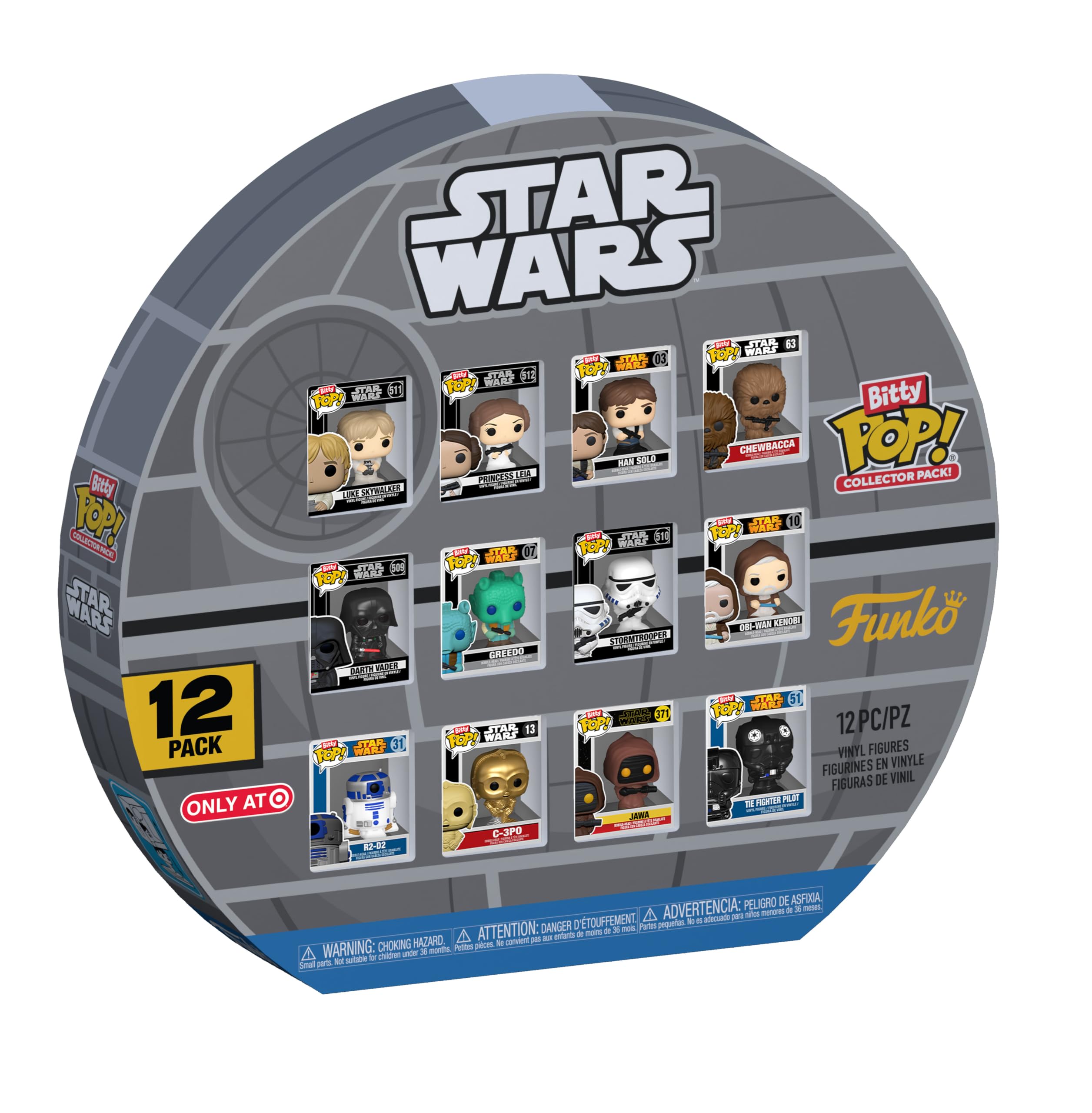 Funko Bitty Pop! Star Wars: A New Hope - 12pc Multipack Vinyl Collectible Figures 8