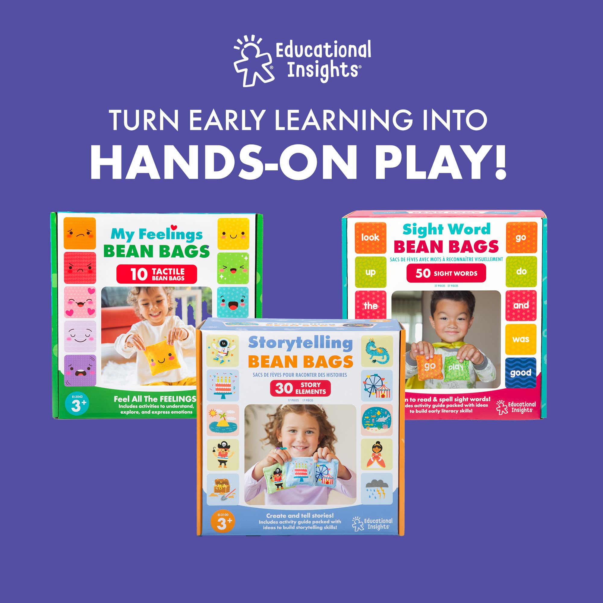 Learning Resources Dressing Skills Bean Bags - Educational Sensory Toys for Toddlers 3+ 4