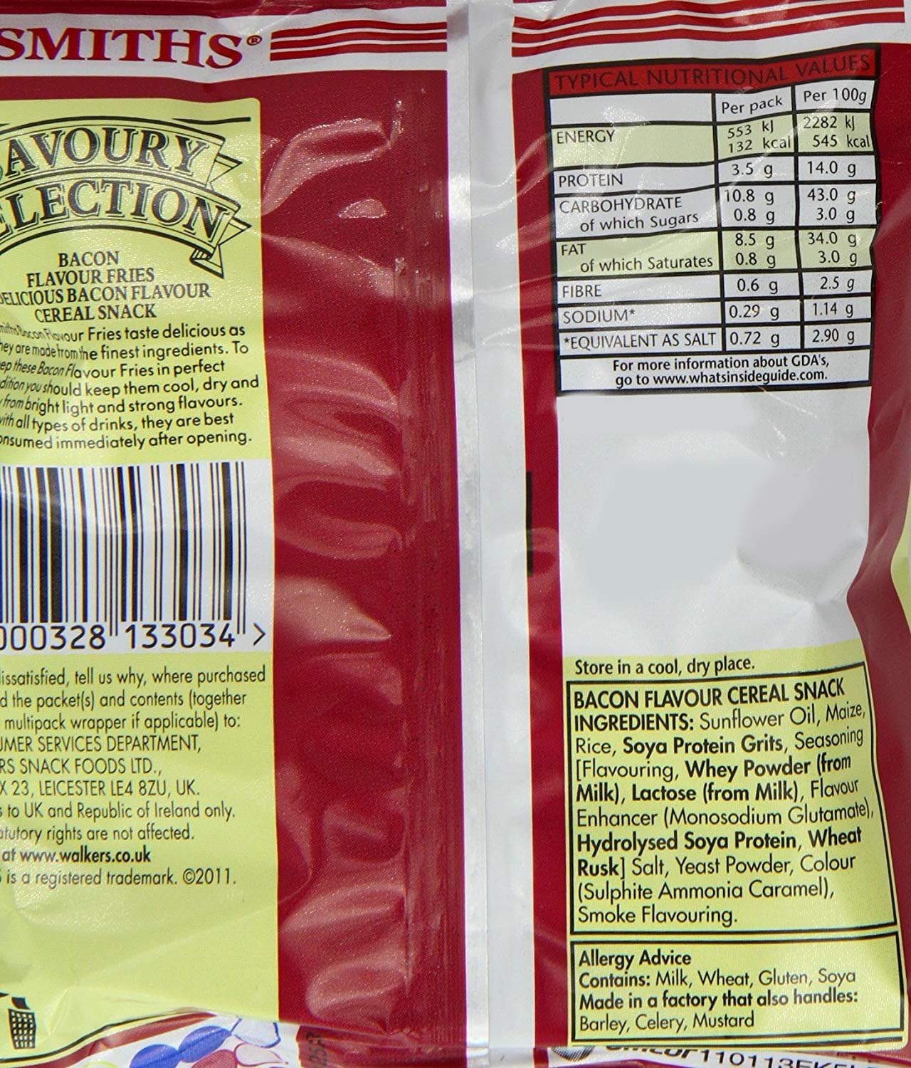 Smiths Savoury Snacks Bacon Fries Pub Favourites, 24g (Pack of 24) 5