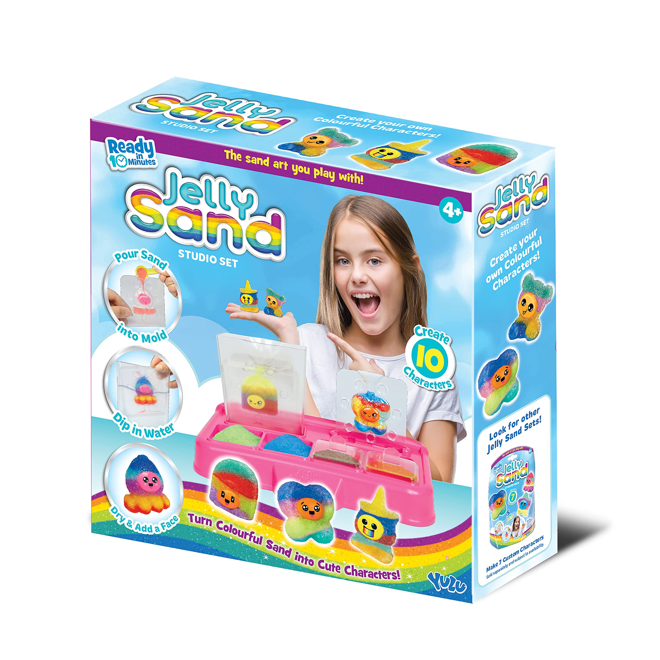 Jelly Sand Super Studio - Create Adorable Characters with Colorful Sand Art Kit 13