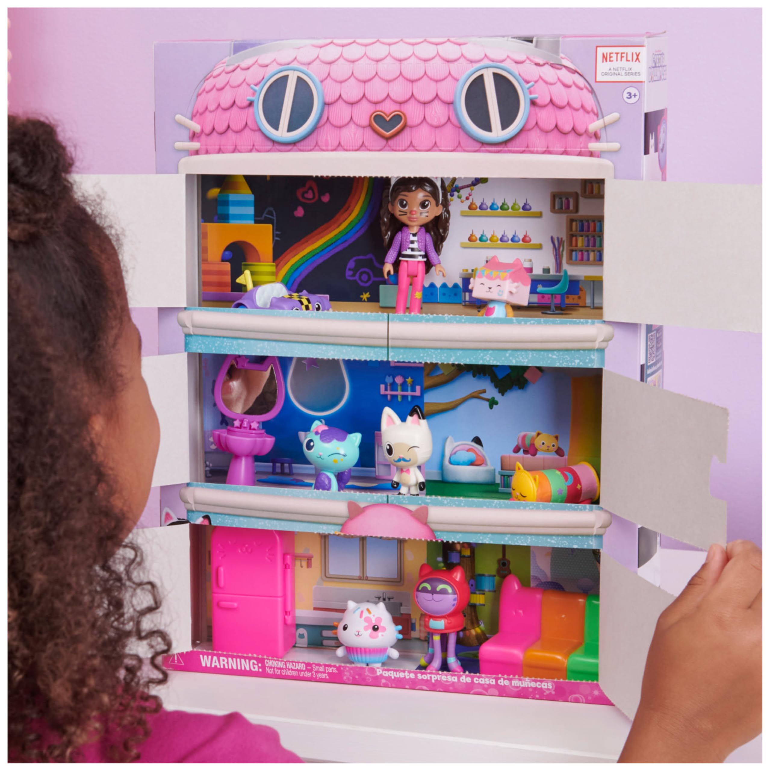 Gabby’s Dollhouse Surprise Pack - 8 Toy Figures & Dollhouse Playset for Kids 3+ 6
