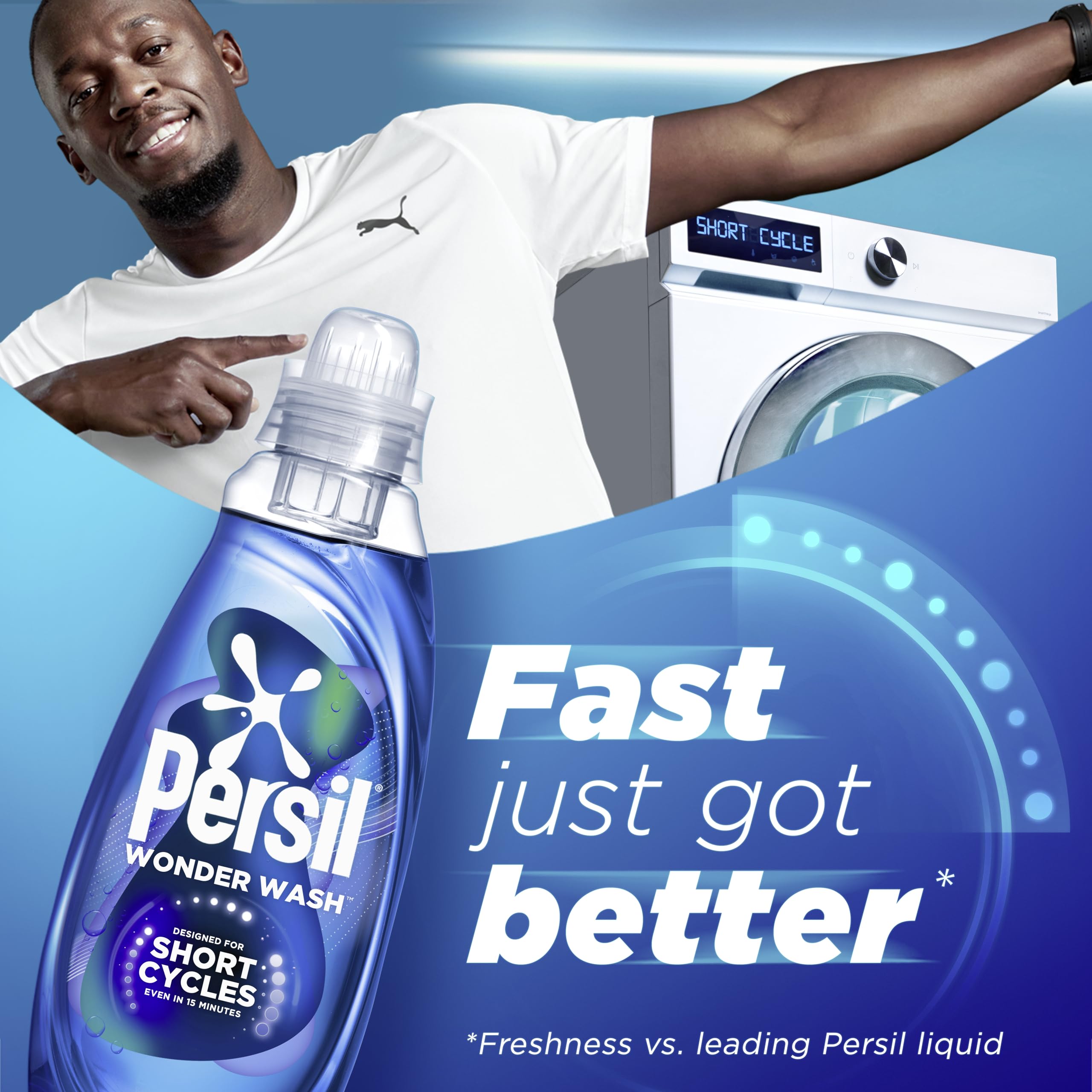 Persil Wonder Wash Odour Defy Bio Liquid Laundry Detergent 1.485 L (55 Washes) 7