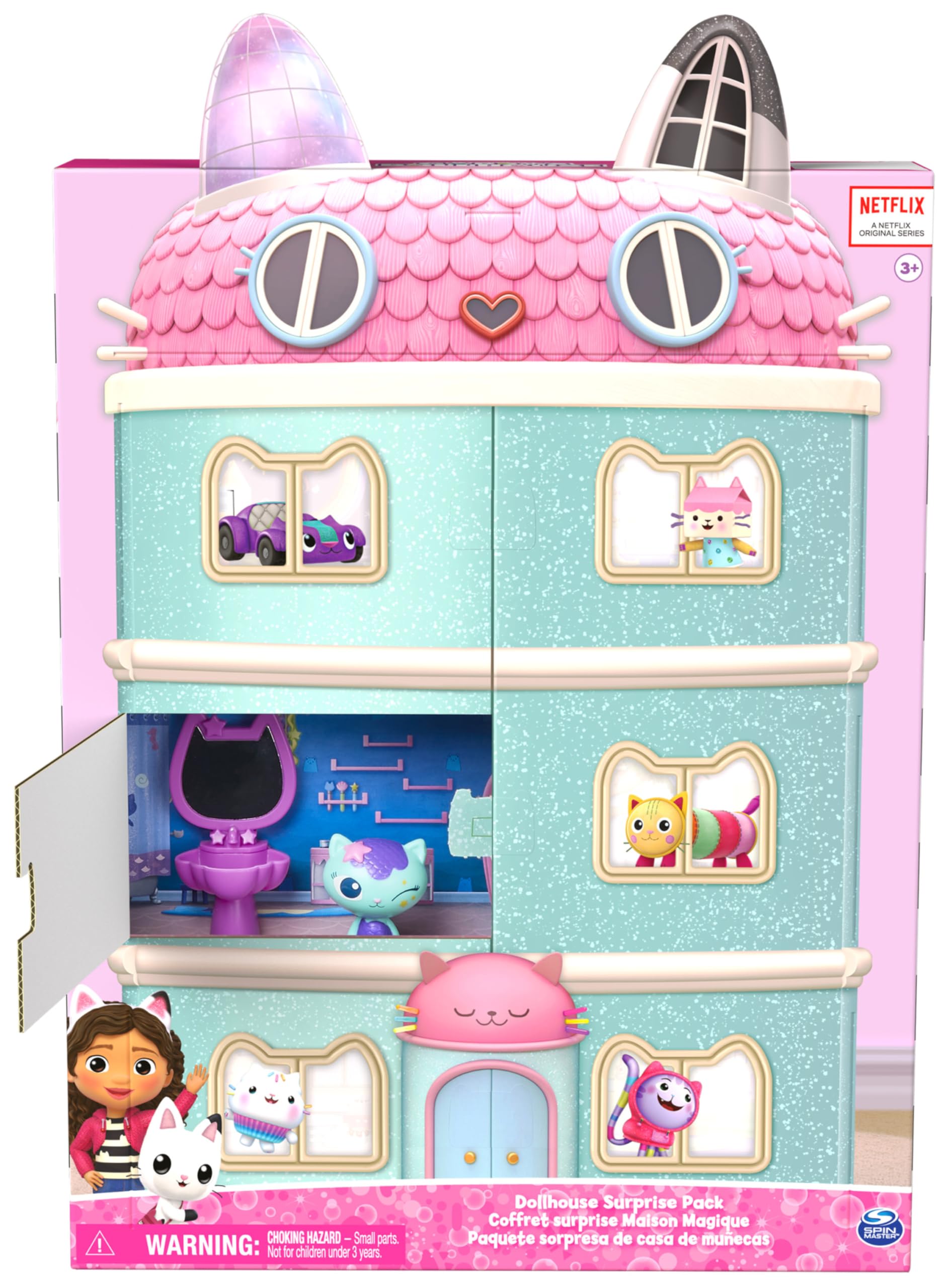 Gabby’s Dollhouse Surprise Pack - 8 Toy Figures & Dollhouse Playset for Kids 3+ 7