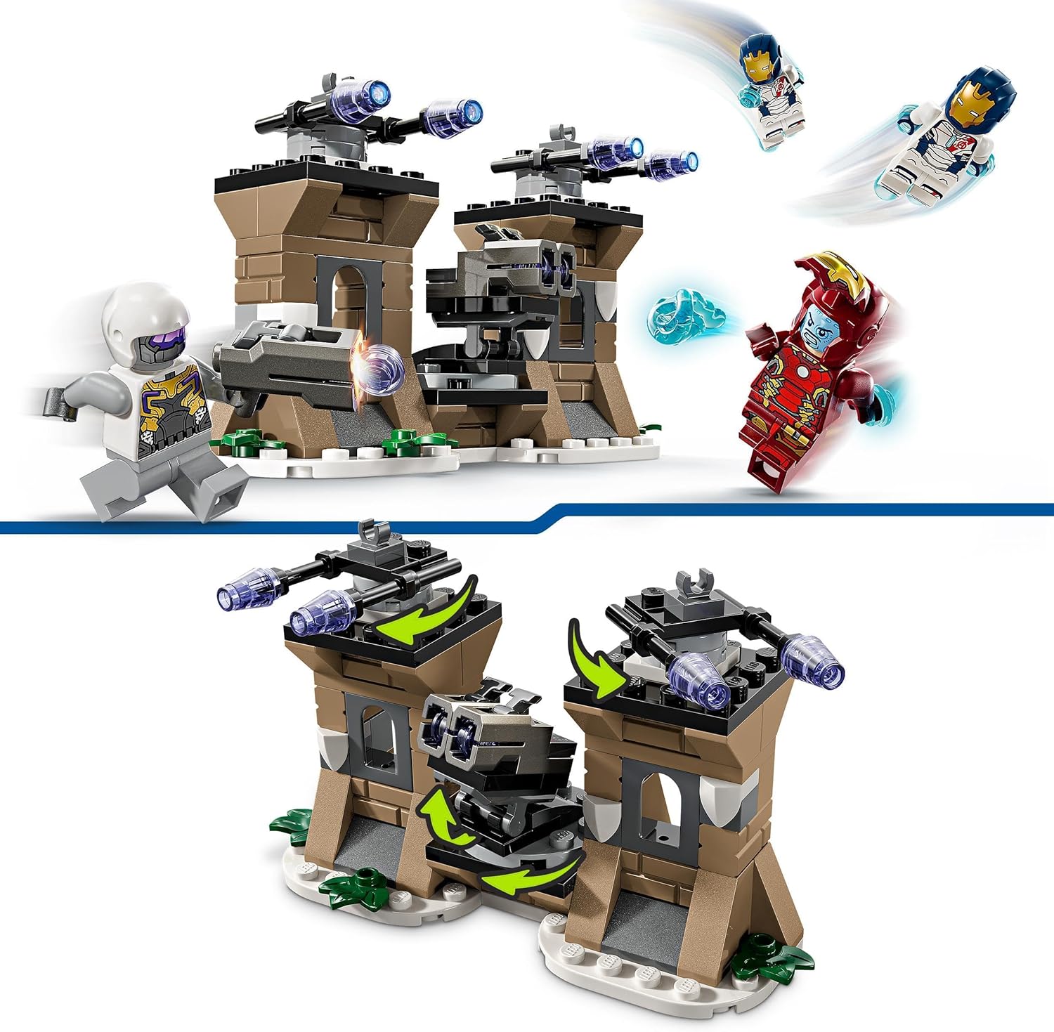LEGO Marvel Iron Man & Iron Legion vs. Hydra Soldier Building Set - Action Playset for Ages 6+ 5